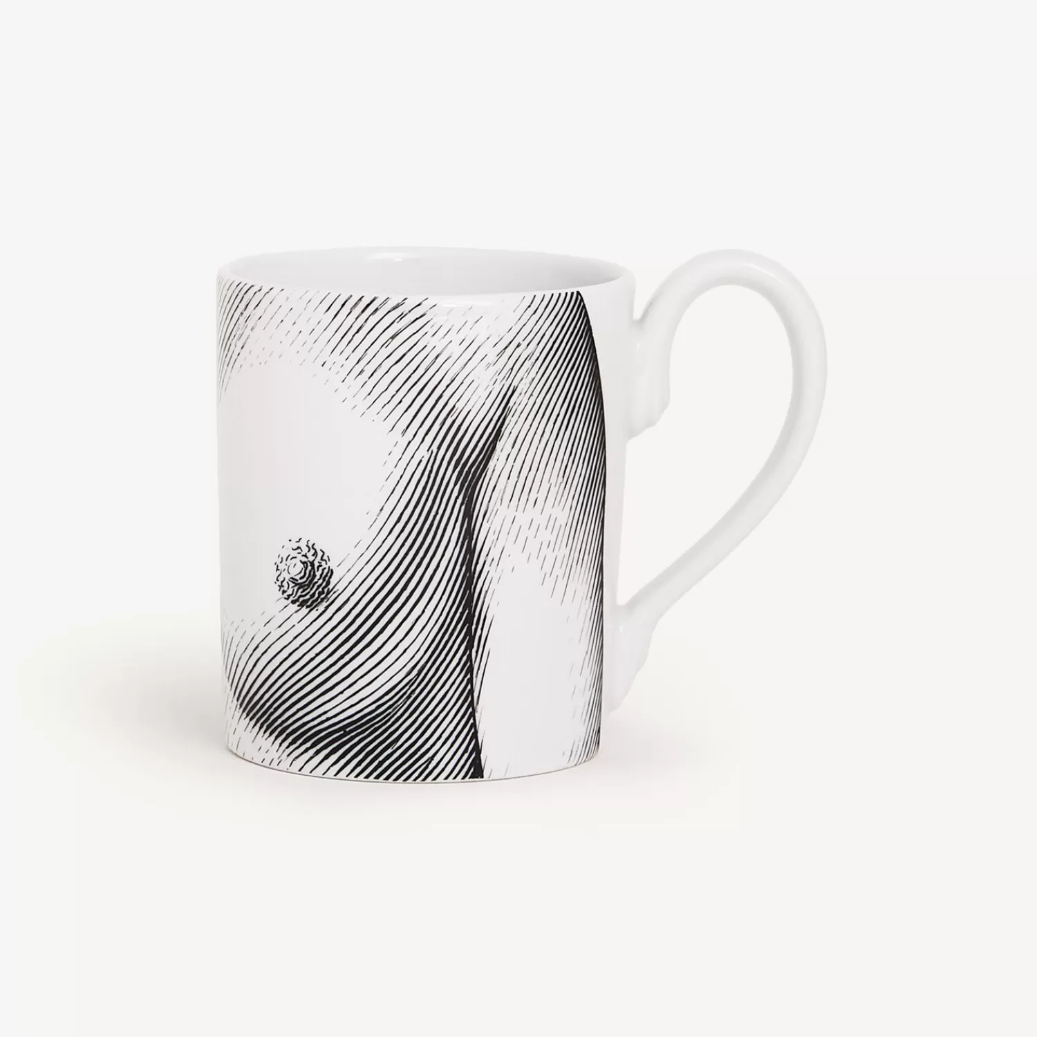 Tea And Coffee Sets<Fornasetti Mug Seno White/Black