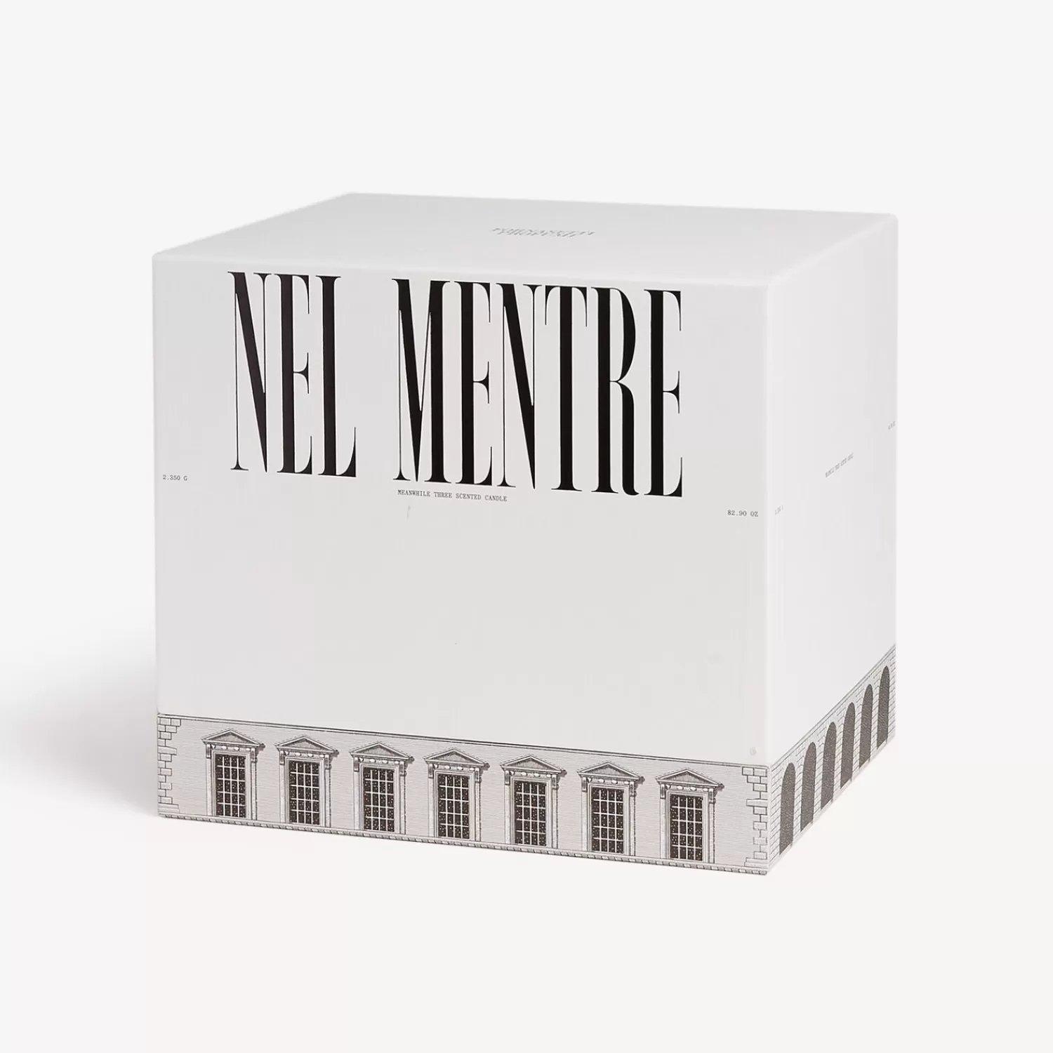 Scented Candles<Fornasetti Nel Mentre Set Of Three Scented Candles - Architettura Decor - Immaginazione Fragrance White/Black