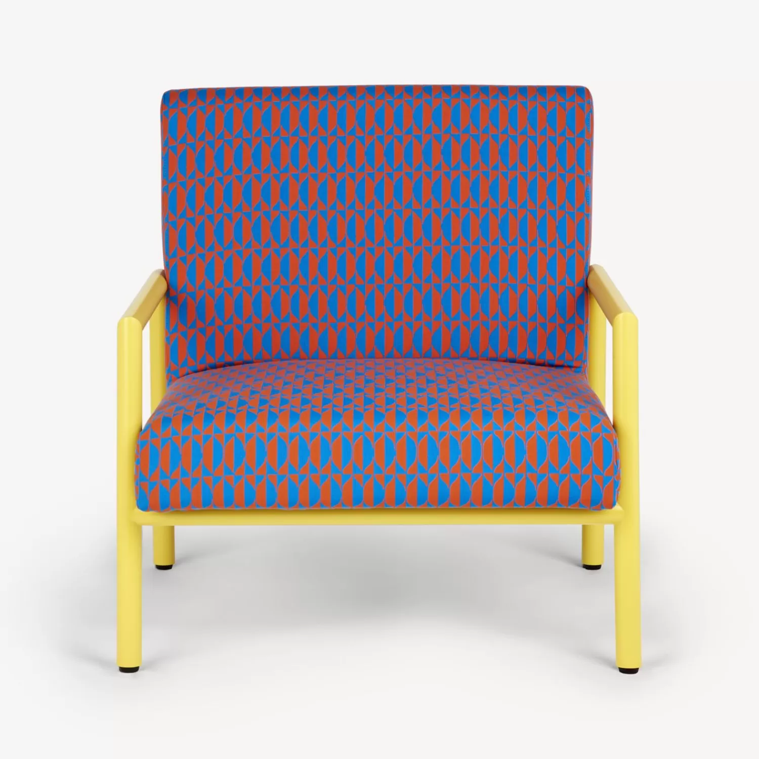 Living Rooms<Fornasetti Outdoor Armchair Losanghe Turquoise/Orange/Yellow