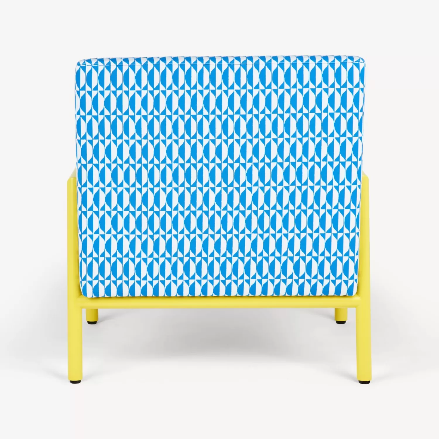 Living Rooms<Fornasetti Outdoor Armchair Losanghe Turquoise/White/Yellow