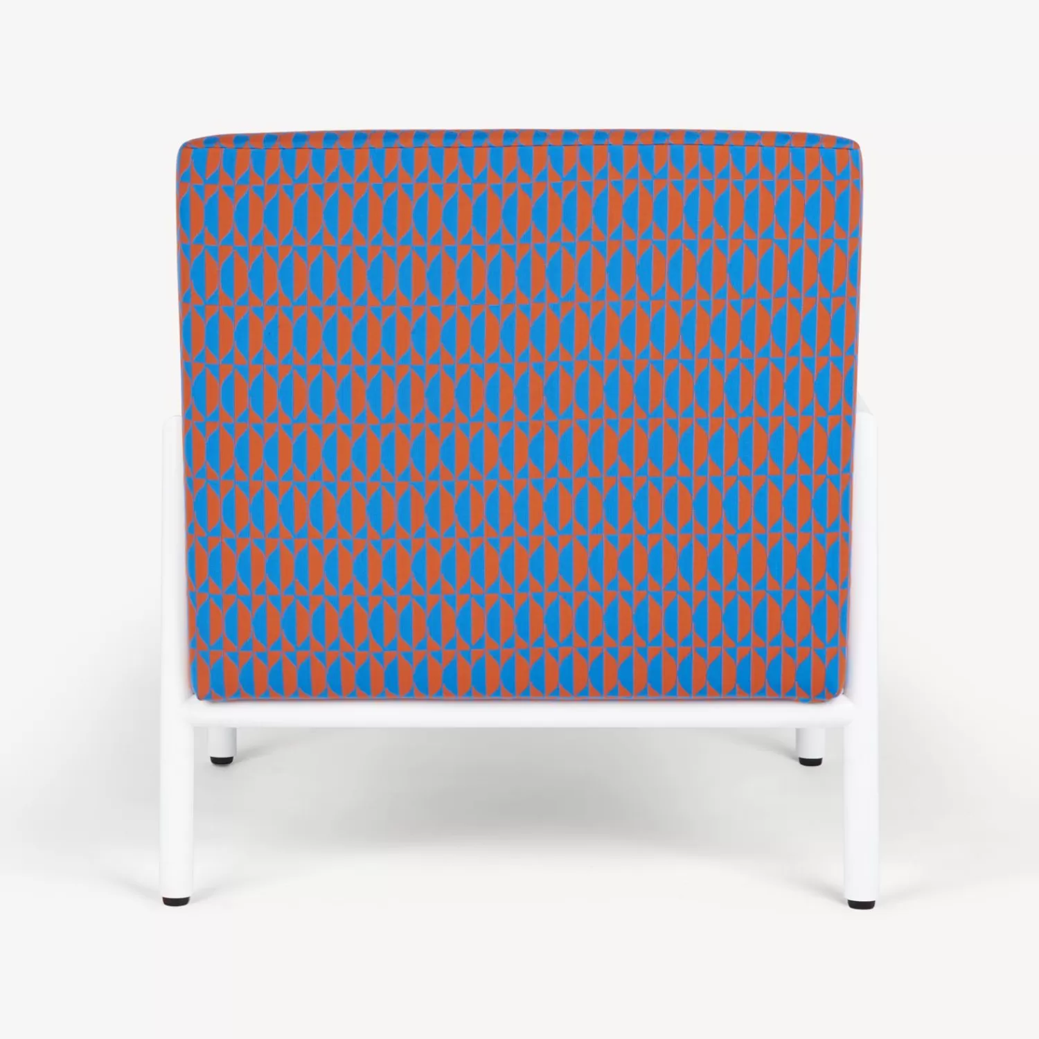 Living Rooms<Fornasetti Outdoor Armchair Losanghe Turquoise/Orange/White