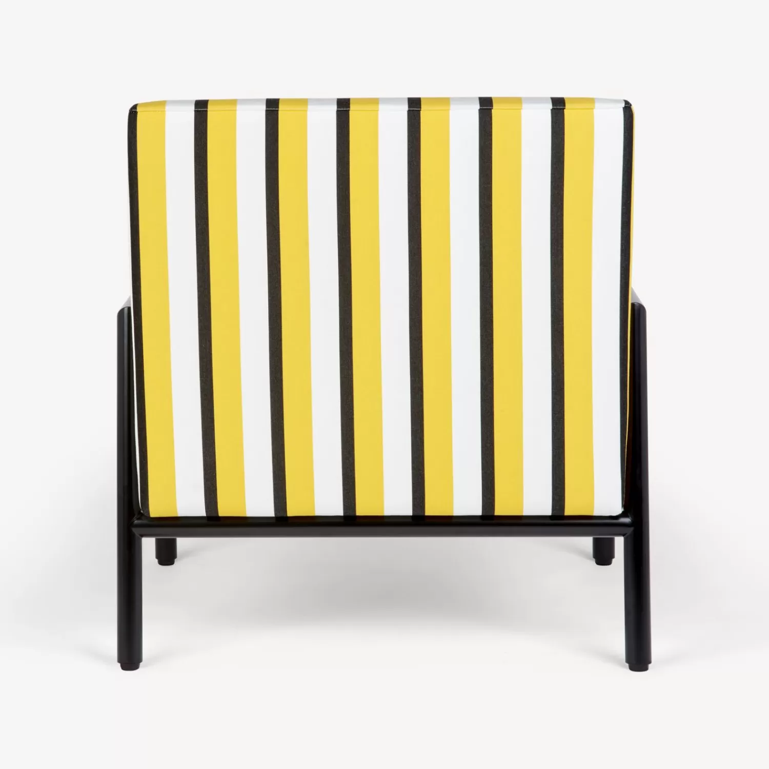 Living Rooms<Fornasetti Outdoor Armchair Rigato Yellow/White/Black