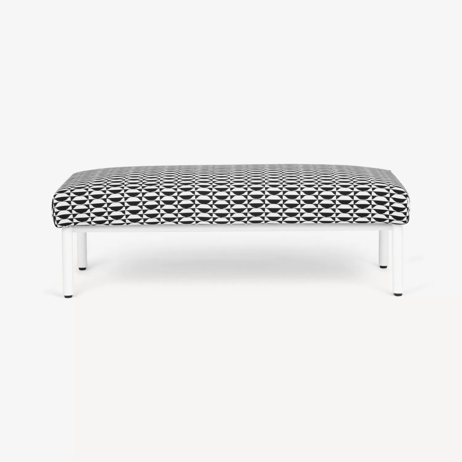 Living Rooms<Fornasetti Outdoor Bench Losanghe Black/White