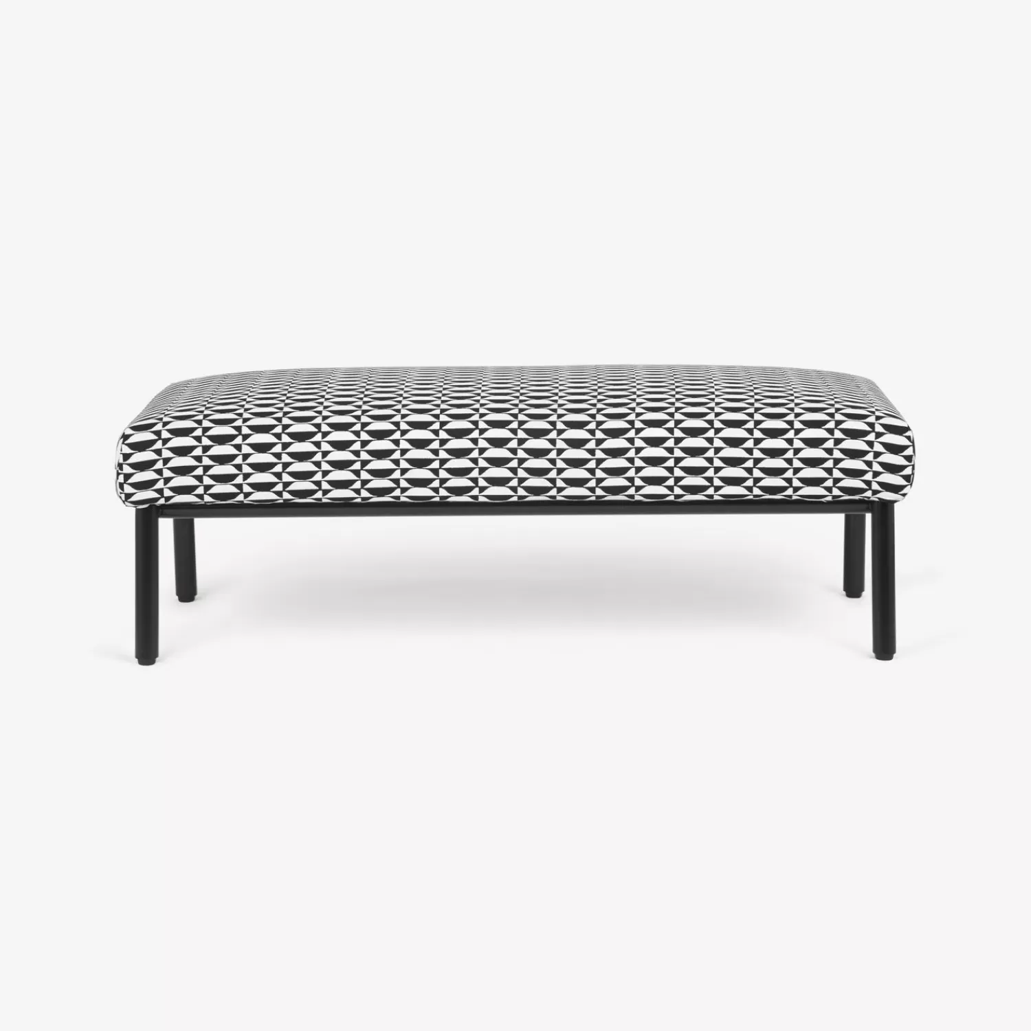 Living Rooms<Fornasetti Outdoor Bench Losanghe White/Black