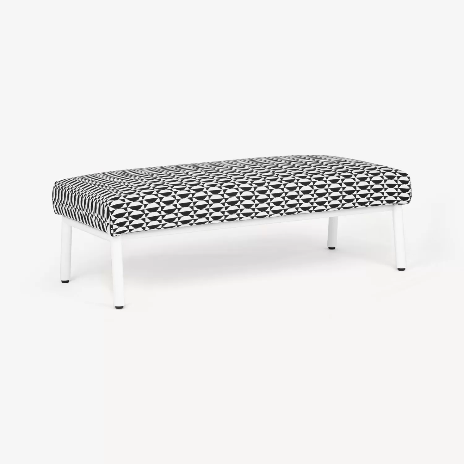 Living Rooms<Fornasetti Outdoor Bench Losanghe Black/White