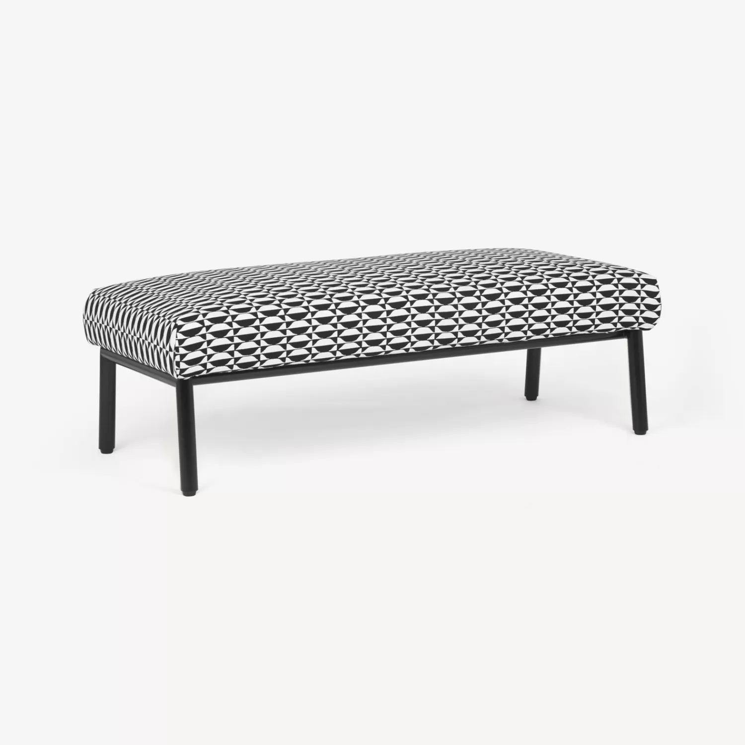 Living Rooms<Fornasetti Outdoor Bench Losanghe White/Black