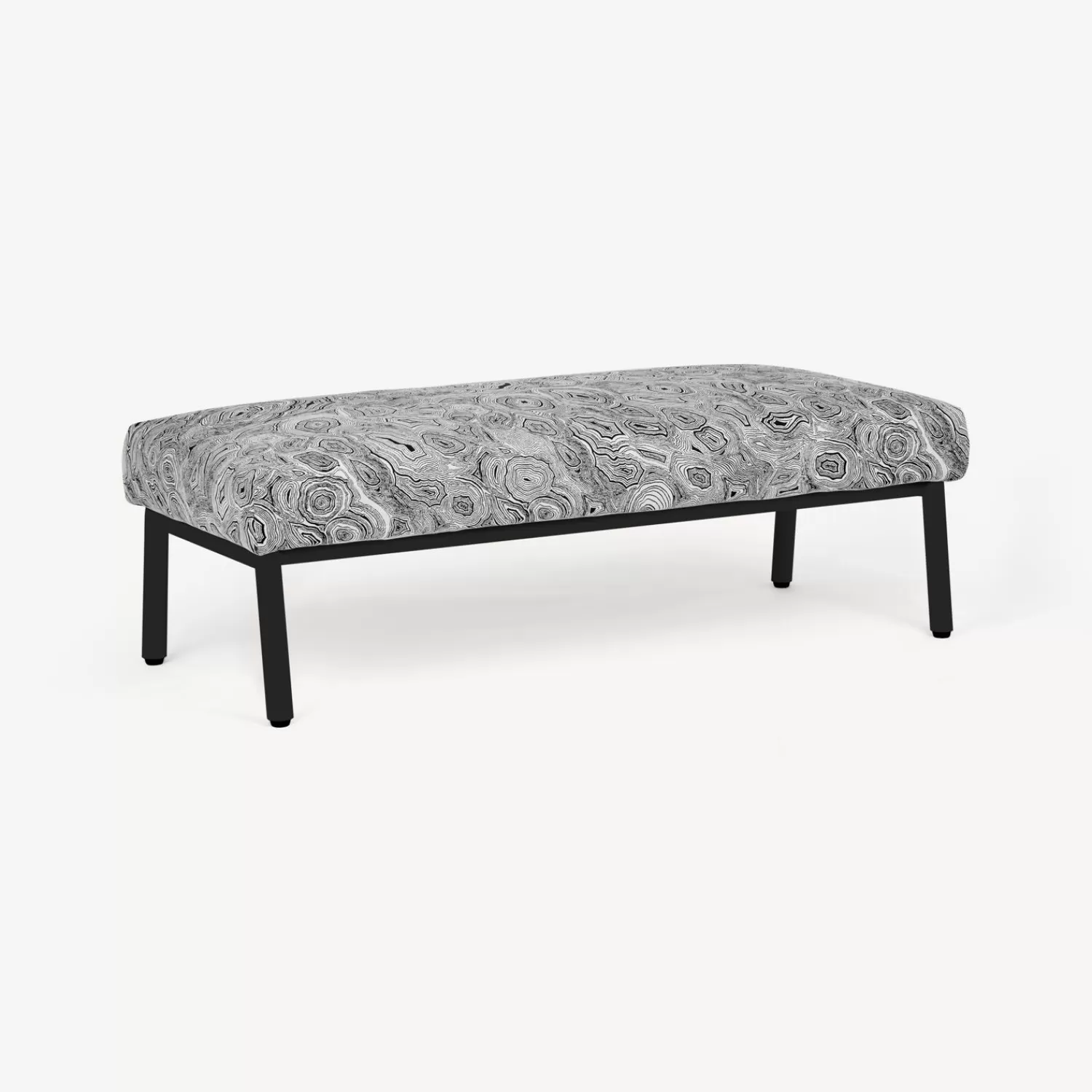 Living Rooms<Fornasetti Outdoor Bench Malachite White/Black