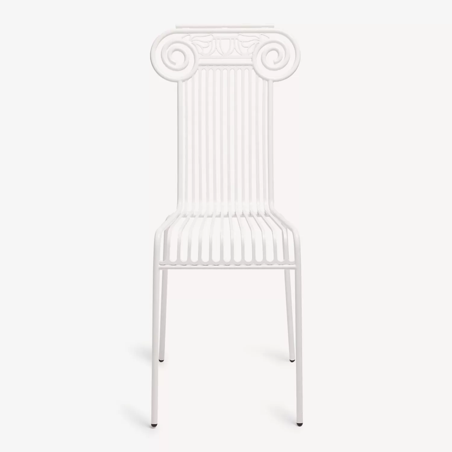Chairs<Fornasetti Outdoor Chair Capitellum White