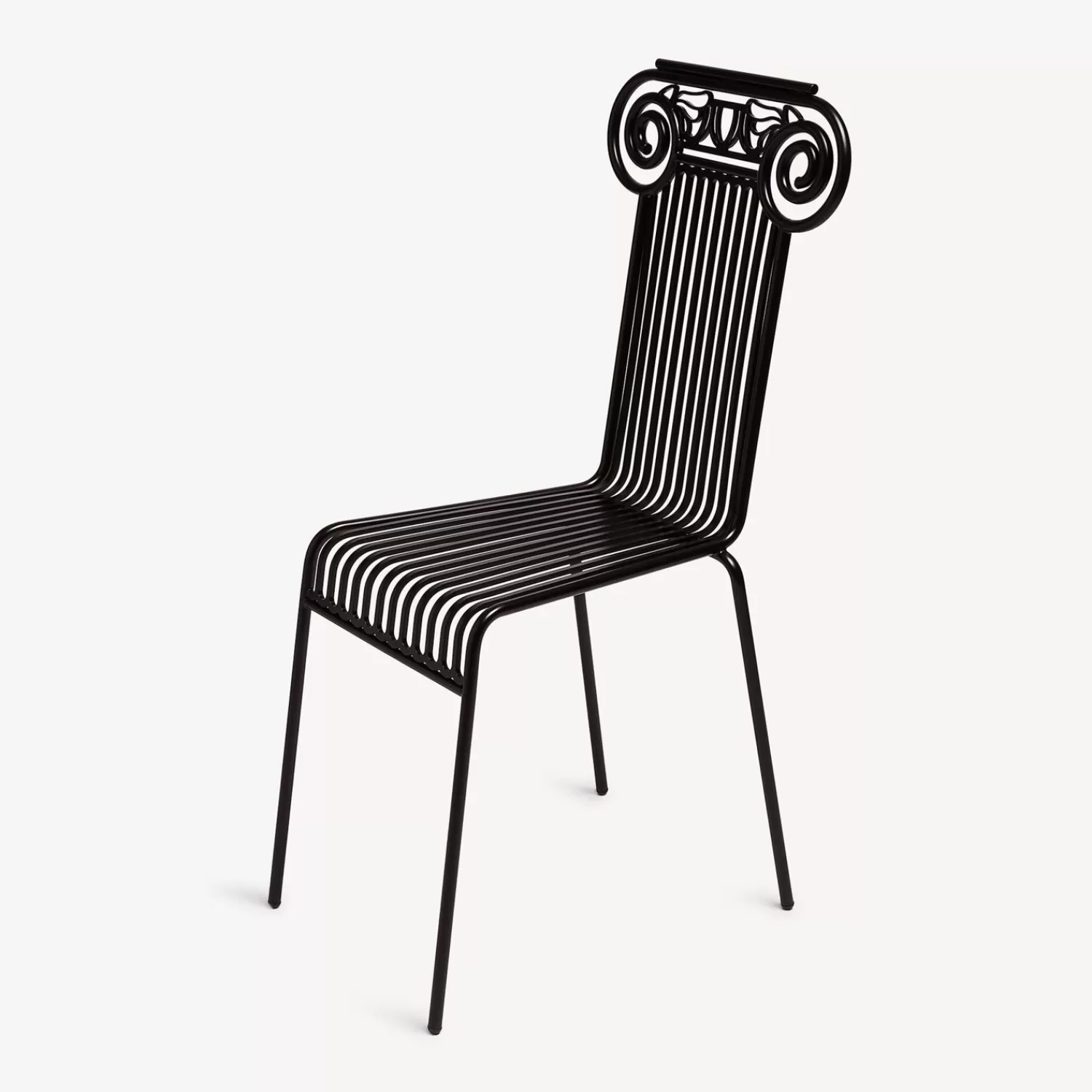 Chairs<Fornasetti Outdoor Chair Capitellum Black