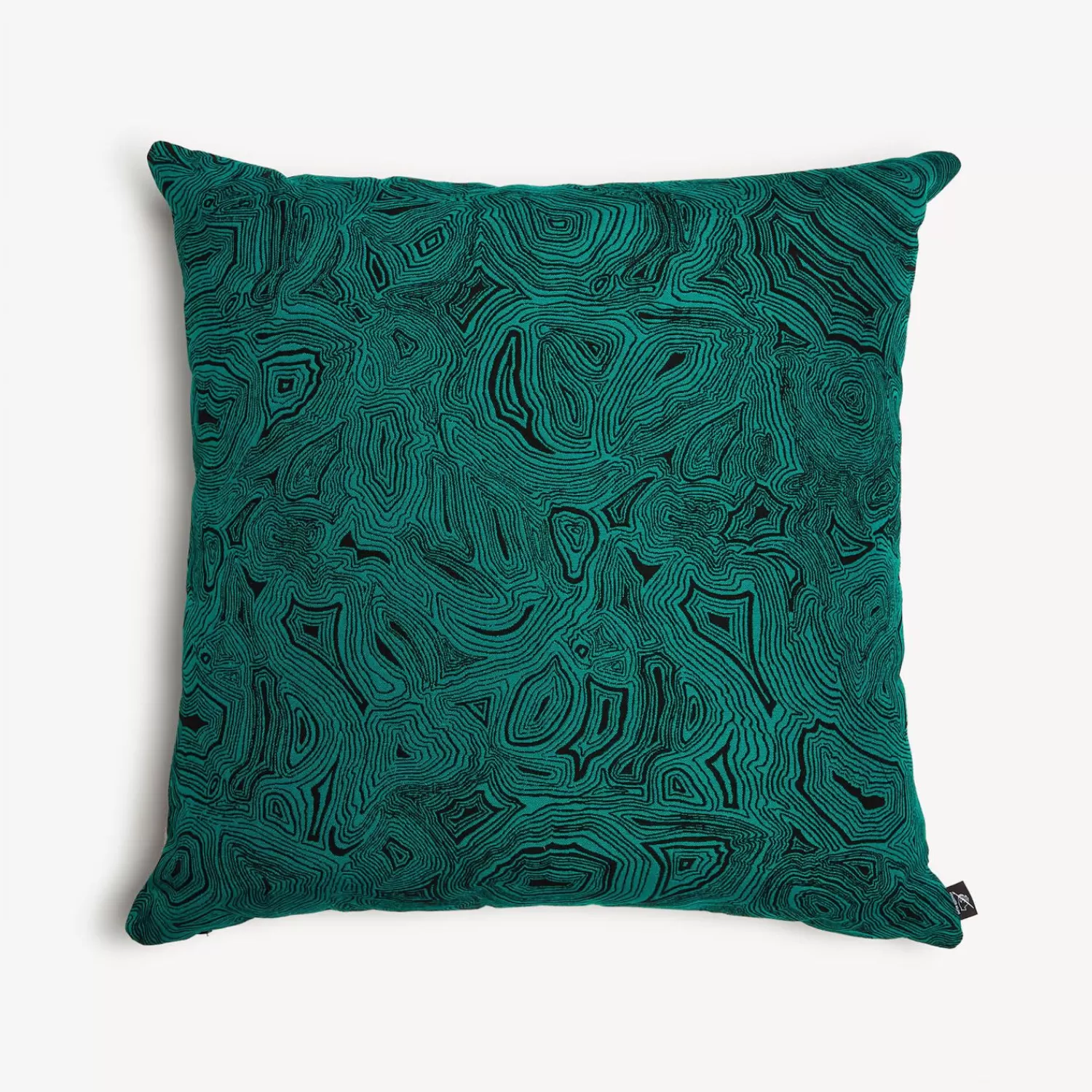Cushions<Fornasetti Outdoor Cushion Malachite Green/Black