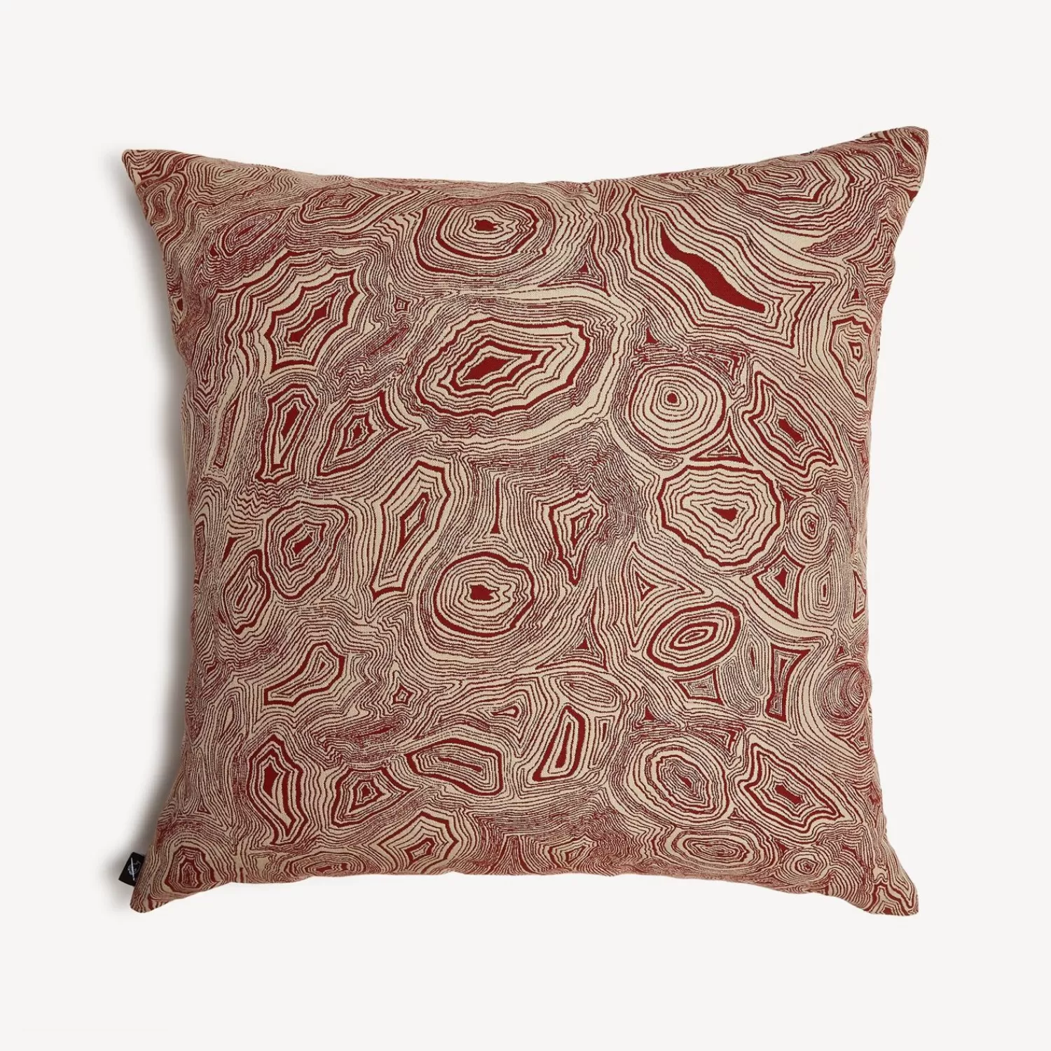 Cushions<Fornasetti Outdoor Cushion Malachite Rust/Ecru