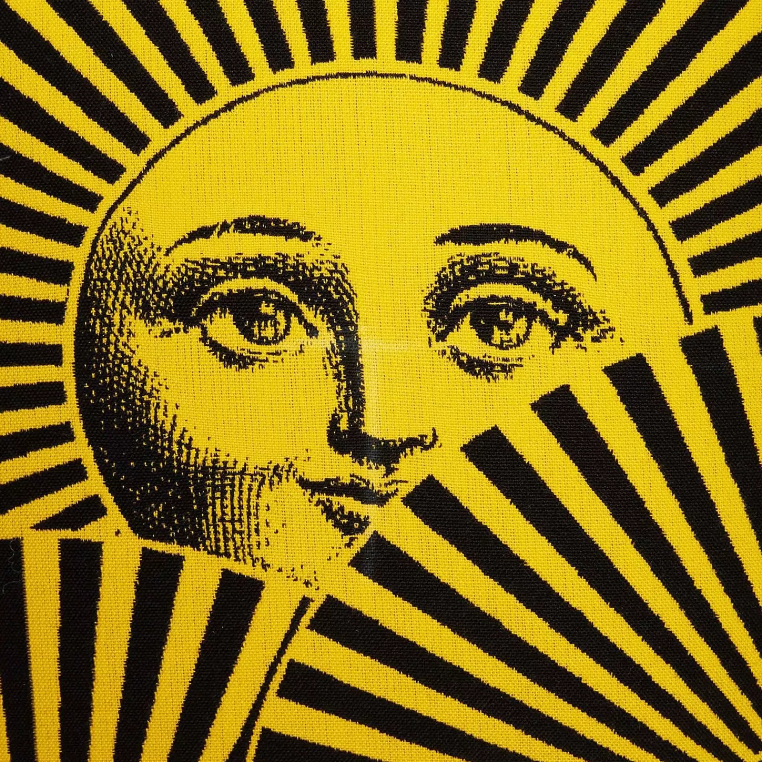 Cushions<Fornasetti Outdoor Cushion Soli A Ventaglio Yellow/Black