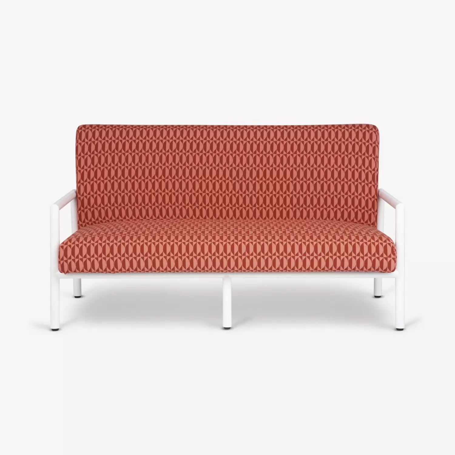Living Rooms<Fornasetti Outdoor Sofa Losanghe Pink/Mattone/White