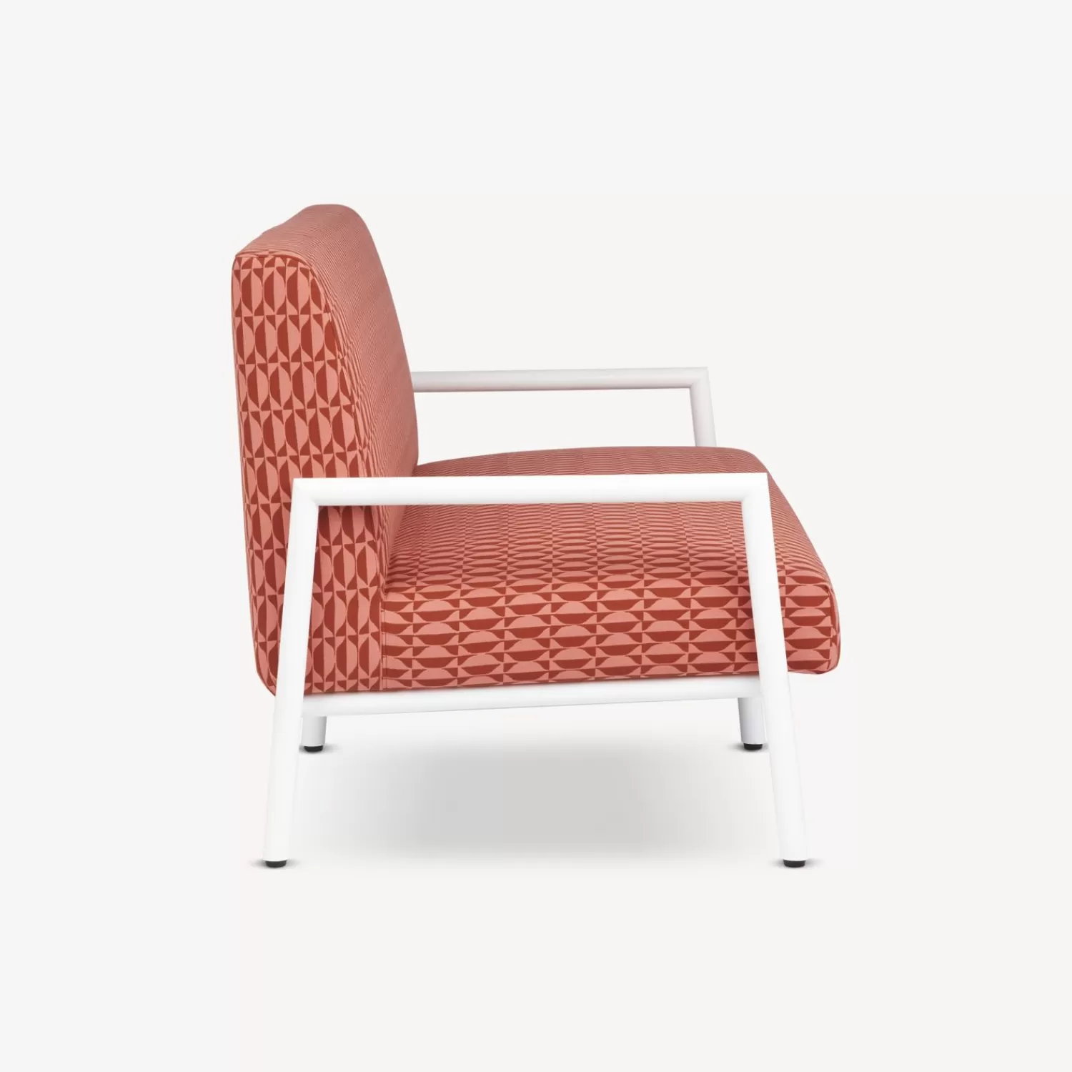Living Rooms<Fornasetti Outdoor Sofa Losanghe Pink/Mattone/White