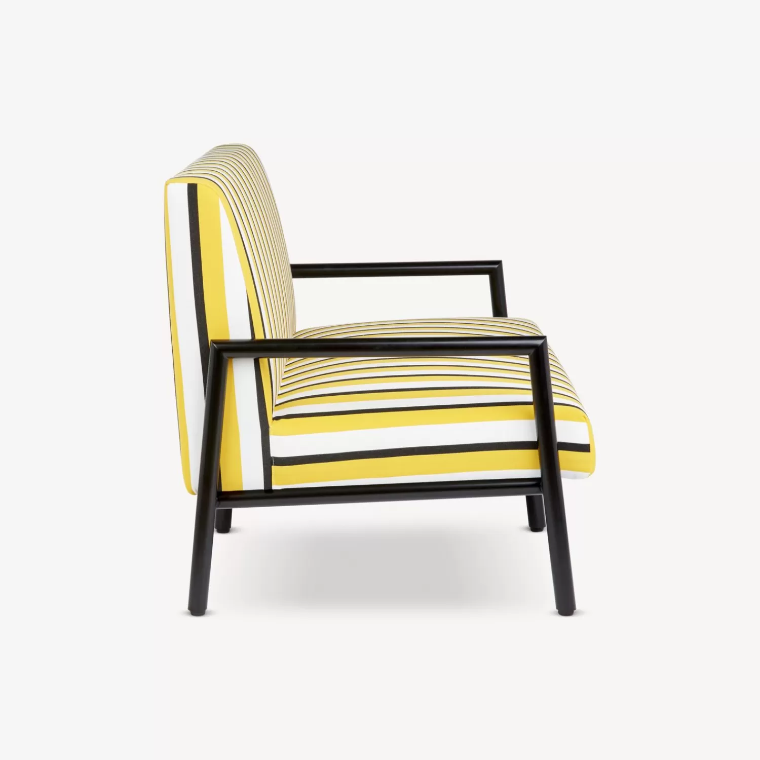 Living Rooms<Fornasetti Outdoor Sofa Rigato Yellow/White/Black