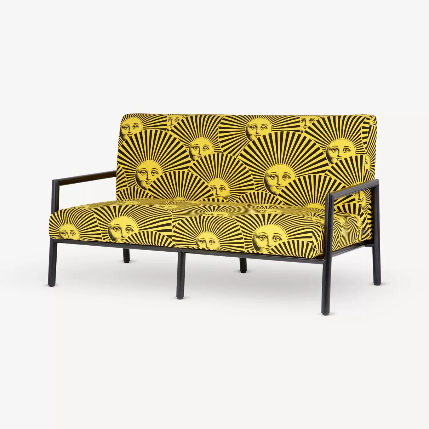Living Rooms<Fornasetti Outdoor Sofa Soli A Ventaglio Yellow/Black