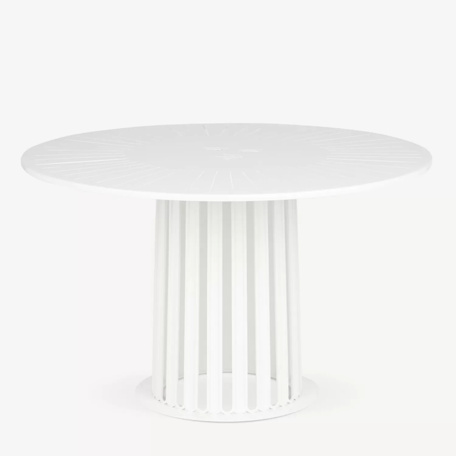 Tables<Fornasetti Outdoor Table Ara Solis White