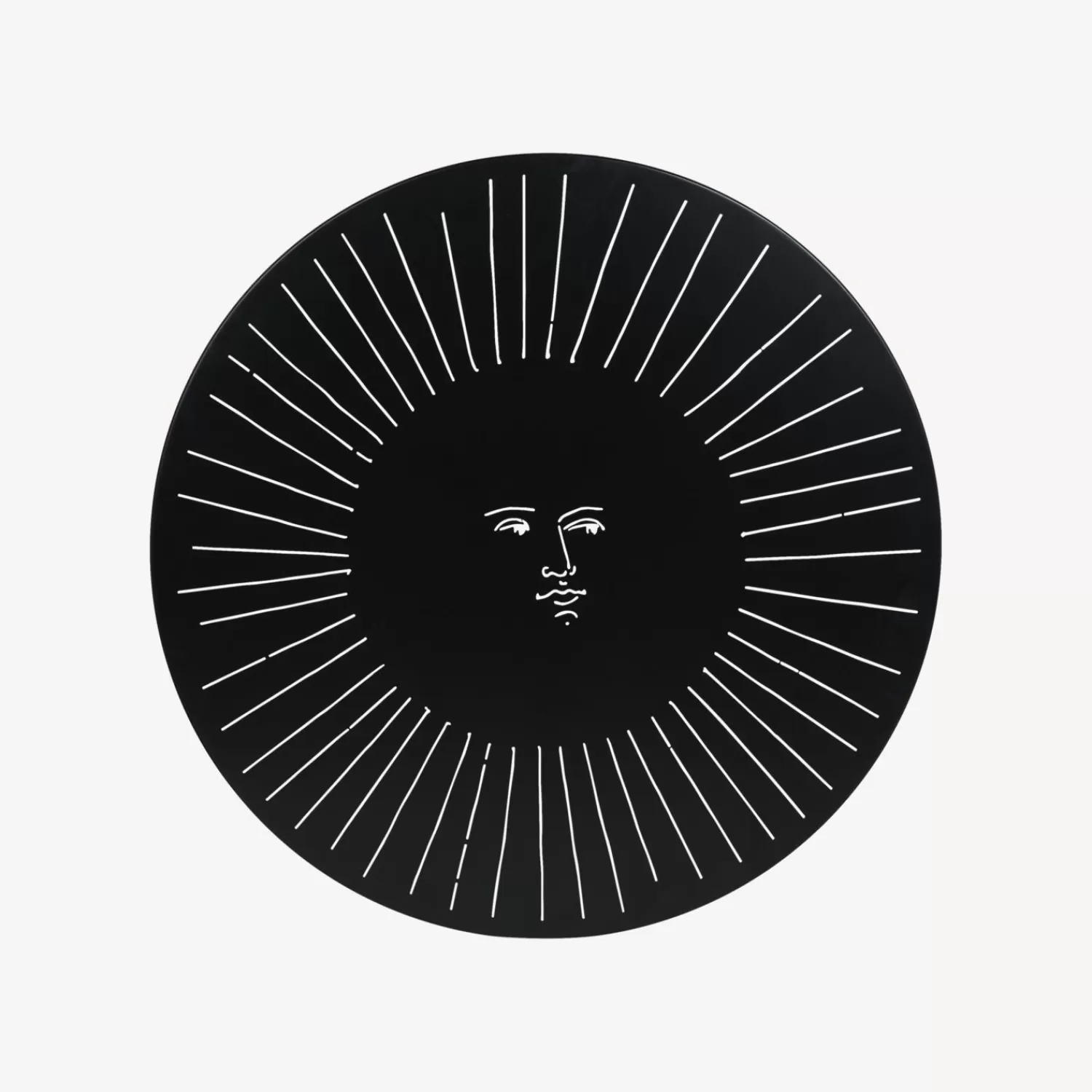 Tables<Fornasetti Outdoor Table Ara Solis Black