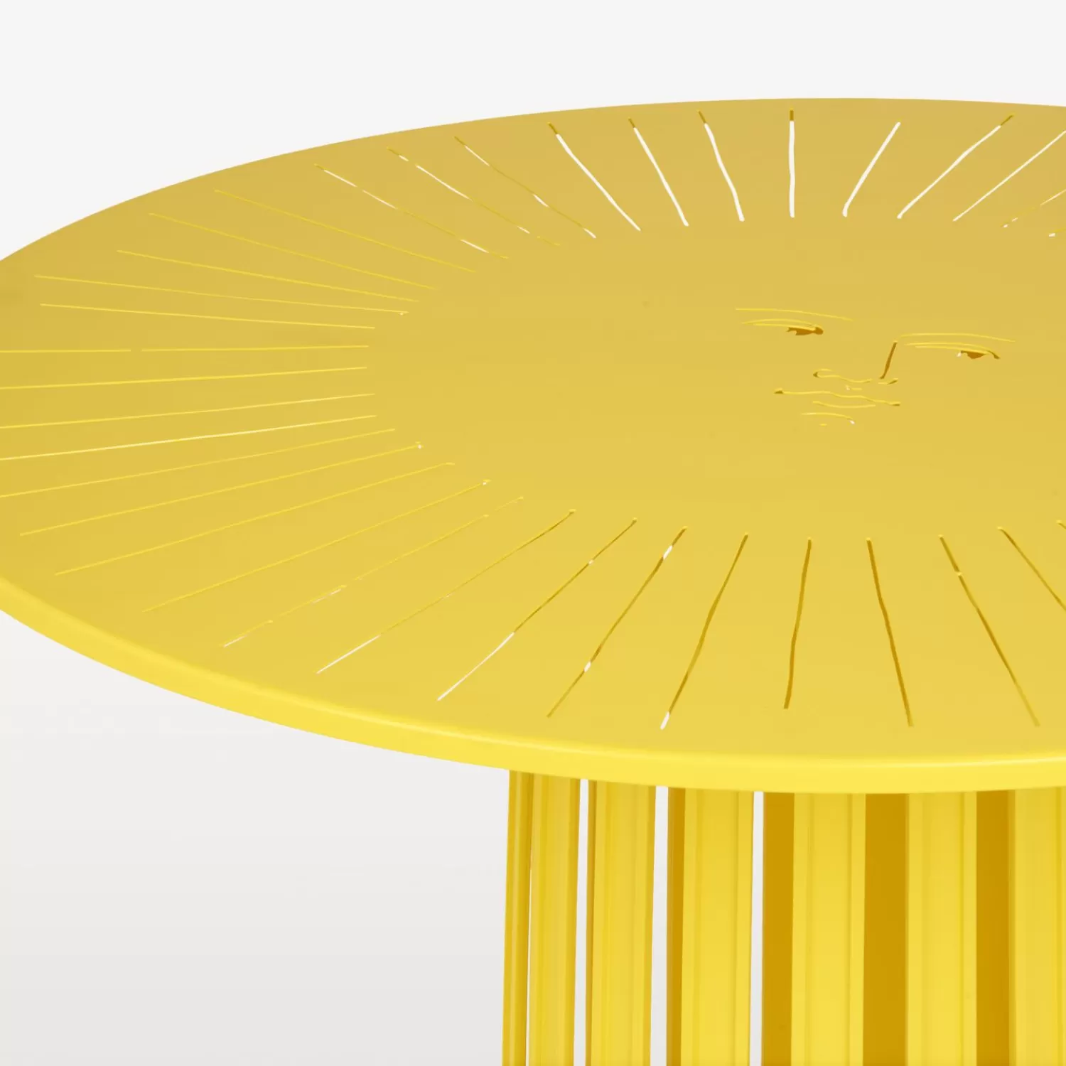 Tables<Fornasetti Outdoor Table Ara Solis Yellow