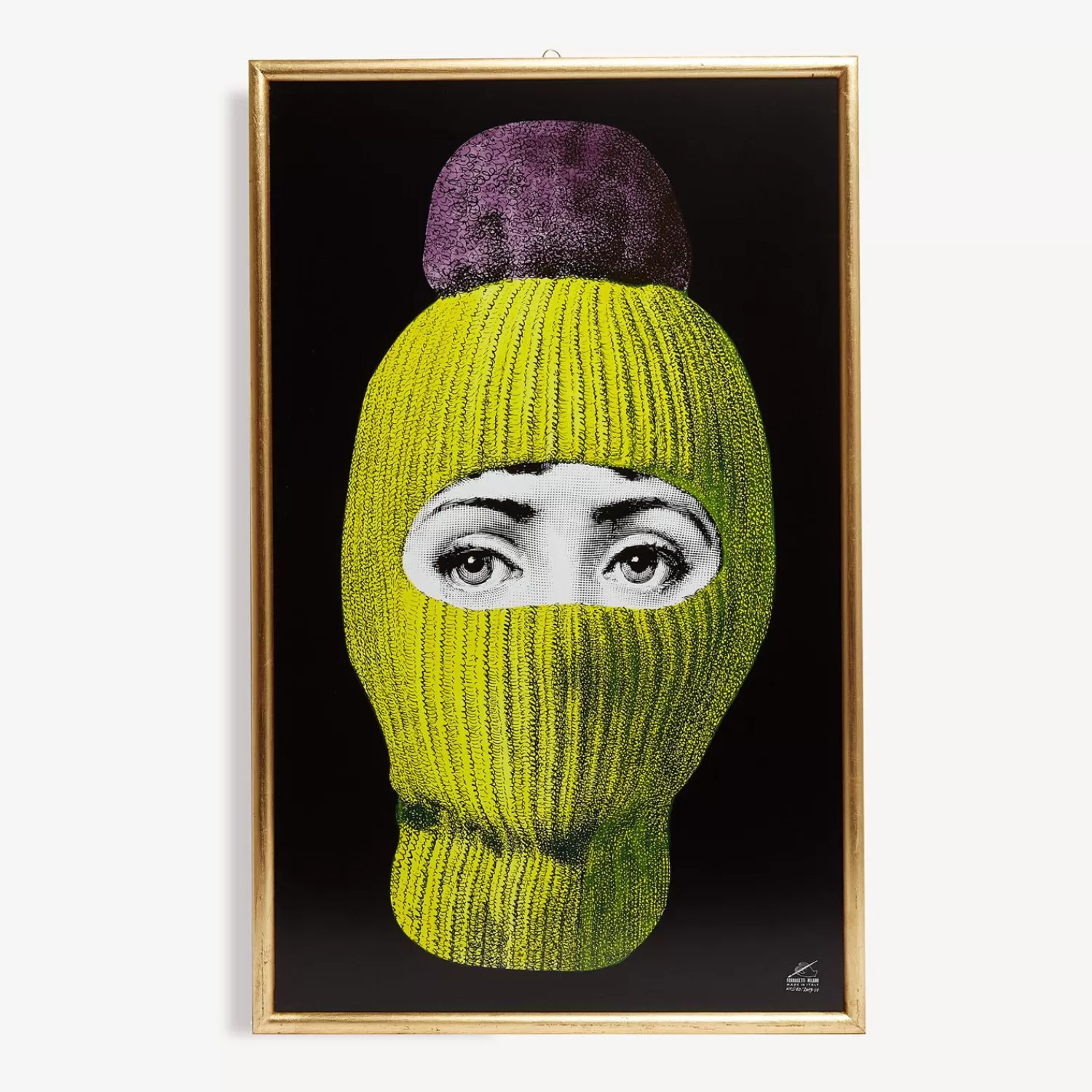 Decorative Panels<Fornasetti Panel Lux Gstaad Yellow/Purple/Black