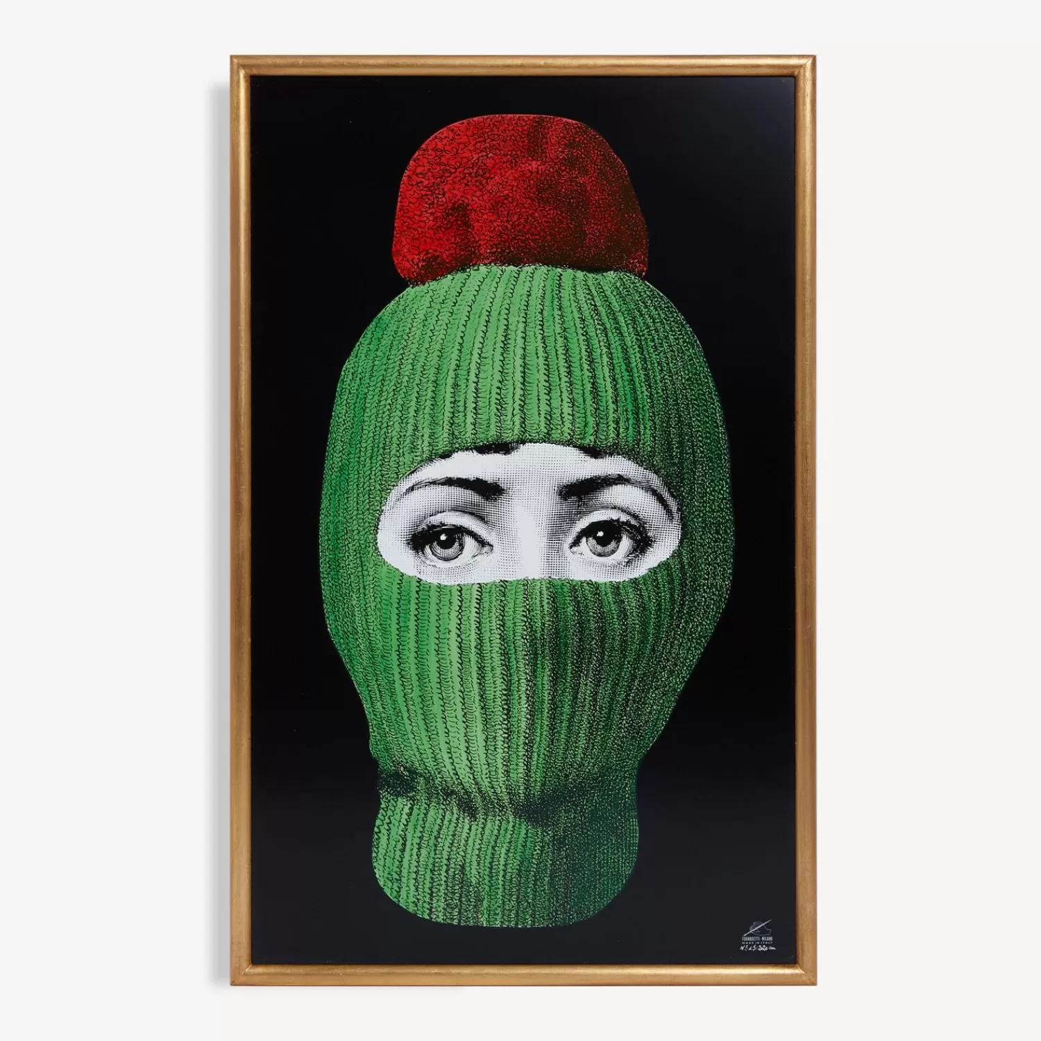 Decorative Panels<Fornasetti Panel Lux Gstaad Green/Red/Black