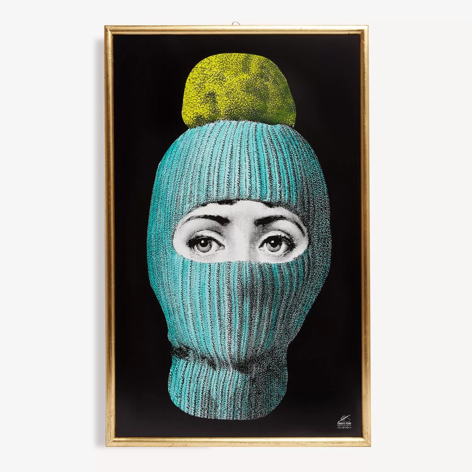 Decorative Panels<Fornasetti Panel Lux Gstaad Turquoise/Yellow/Black