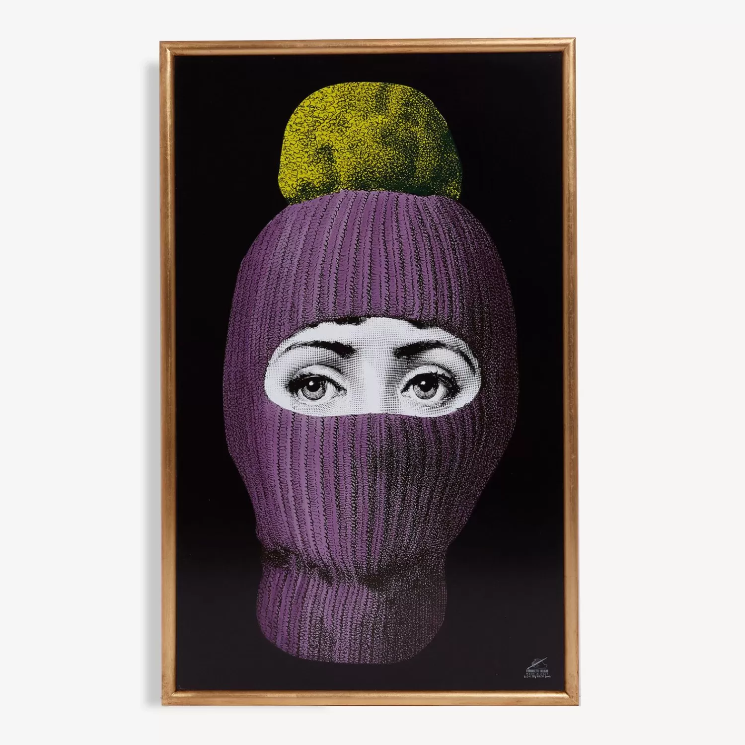 Decorative Panels<Fornasetti Panel Lux Gstaad Purple/Yellow/Black