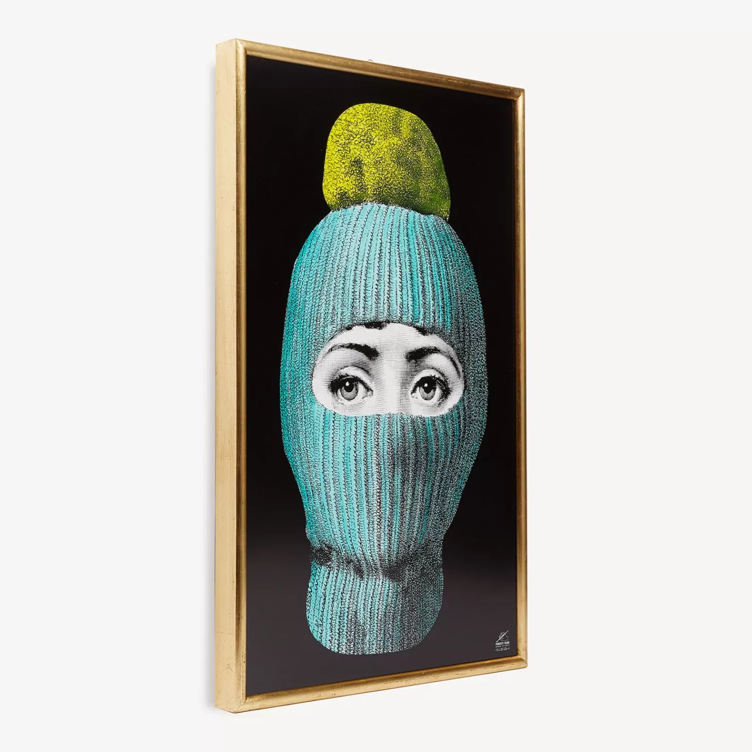 Decorative Panels<Fornasetti Panel Lux Gstaad Turquoise/Yellow/Black