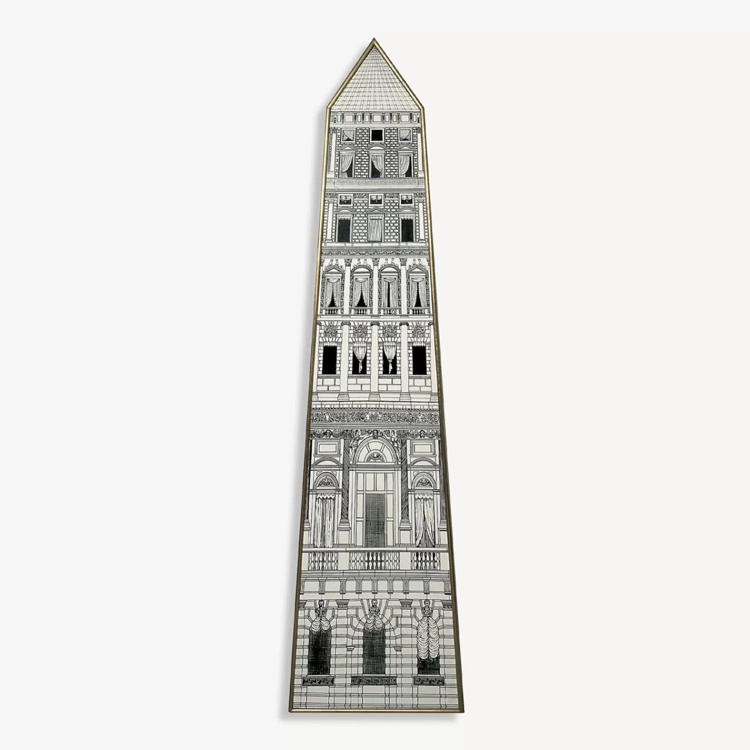 Decorative Panels<Fornasetti Panel Obelisco White/Black