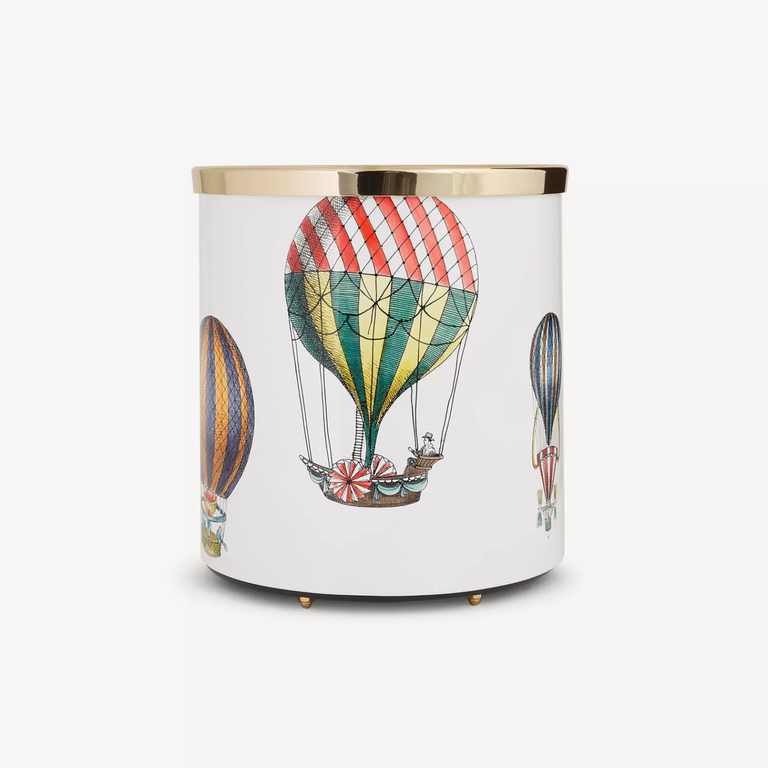 Paper Baskets<Fornasetti Paper Basket Palloni Multicolour