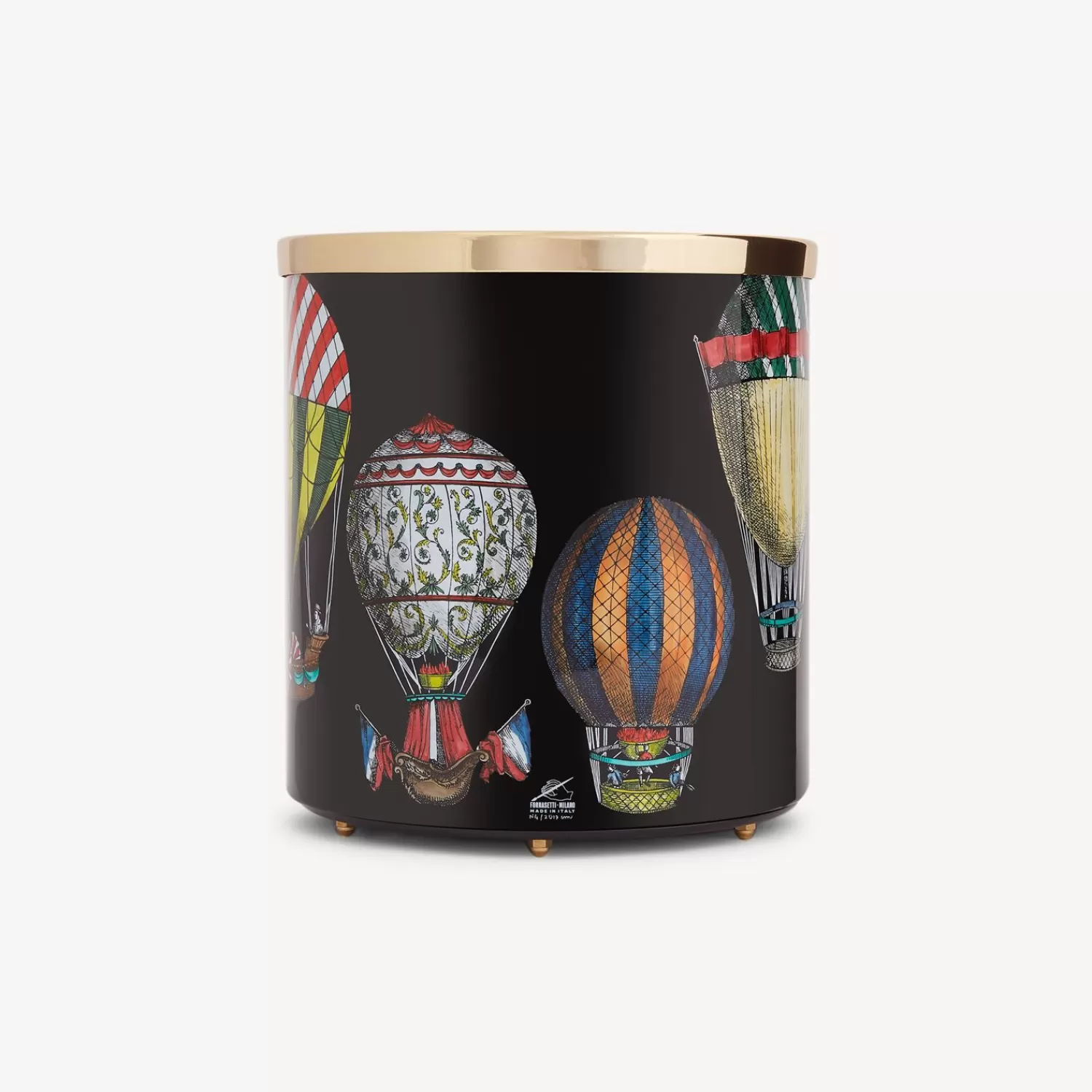 Paper Baskets<Fornasetti Paper Basket Palloni Multicolour
