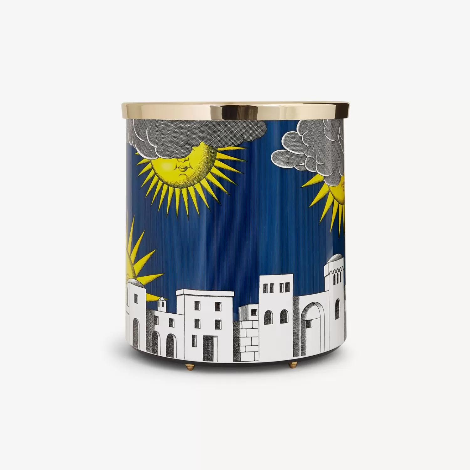 Paper Baskets<Fornasetti Paper Basket Sole Di Capri Multicolour