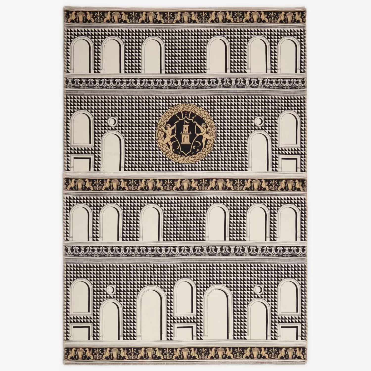Plaid<Fornasetti Plaid Facciata Quattrocentesca Multicolour