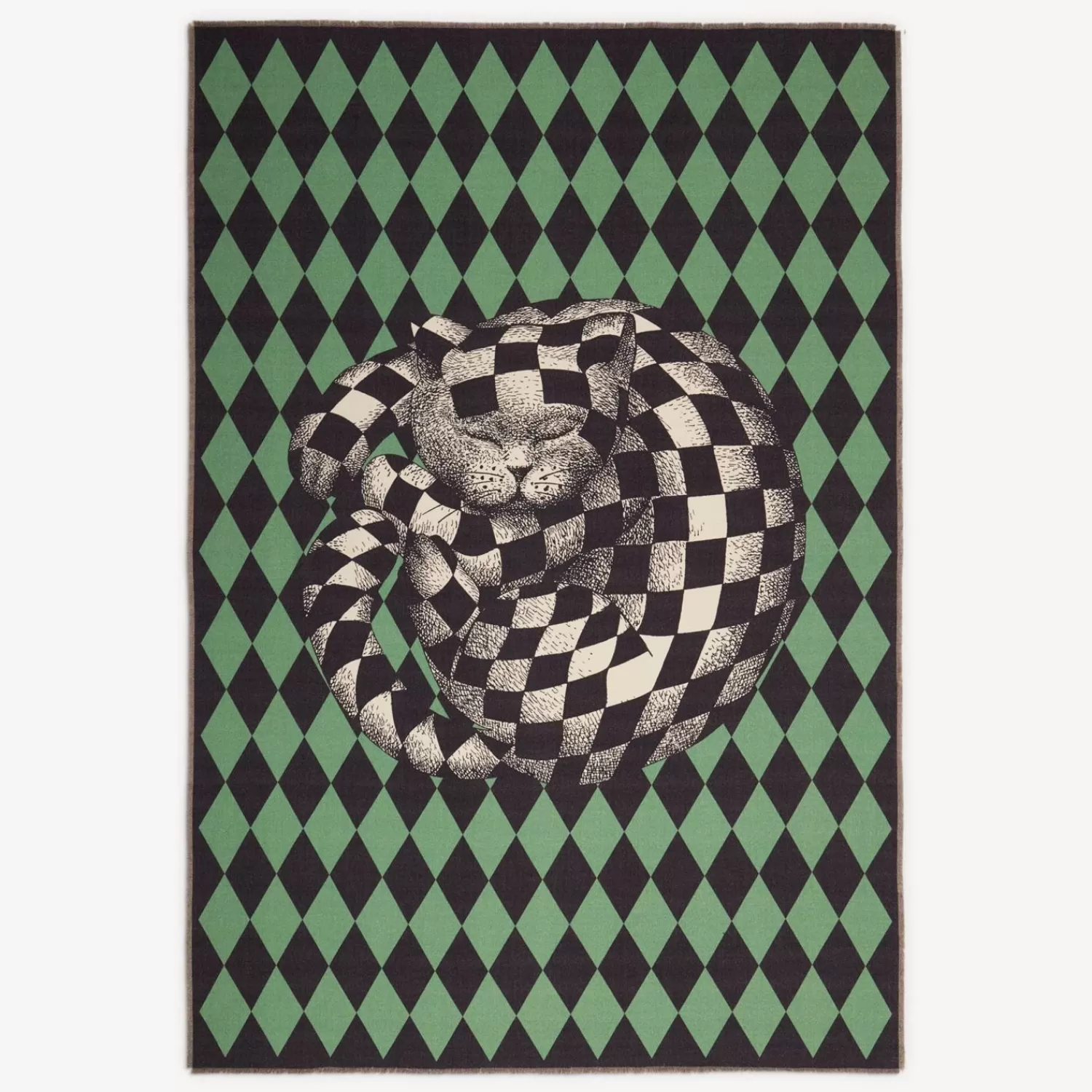 Plaid<Fornasetti Plaid High Fidelity Losanghe Multicolour