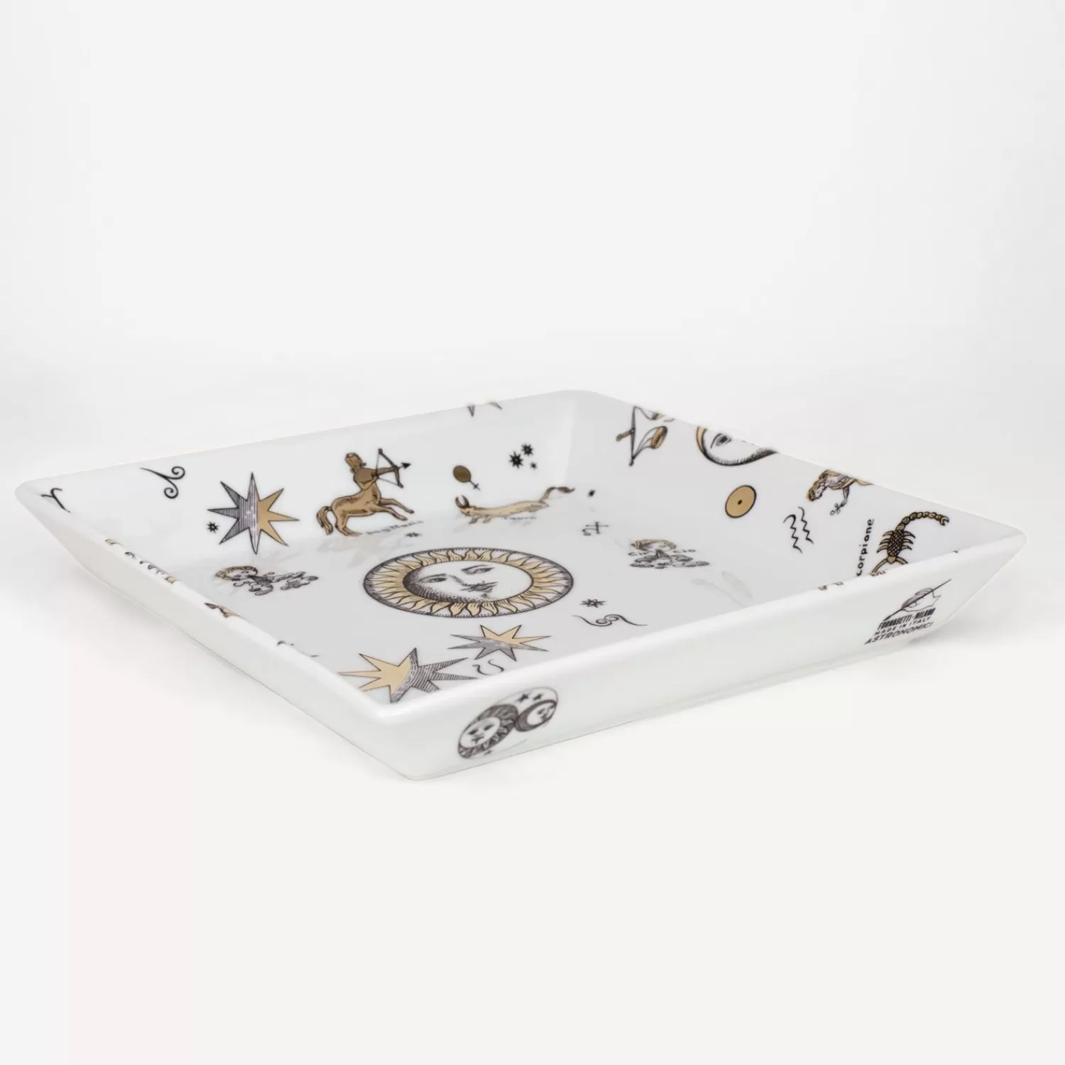 Decorative Plates<Fornasetti Plate Astronomici White/Black/Gold