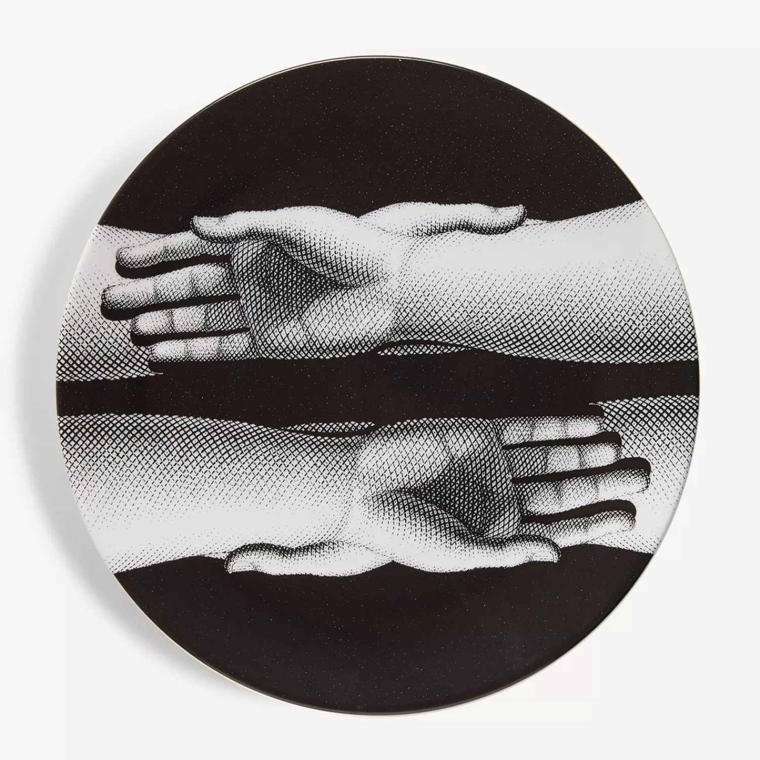 Decorative Plates<Fornasetti Plate Mani White/Black