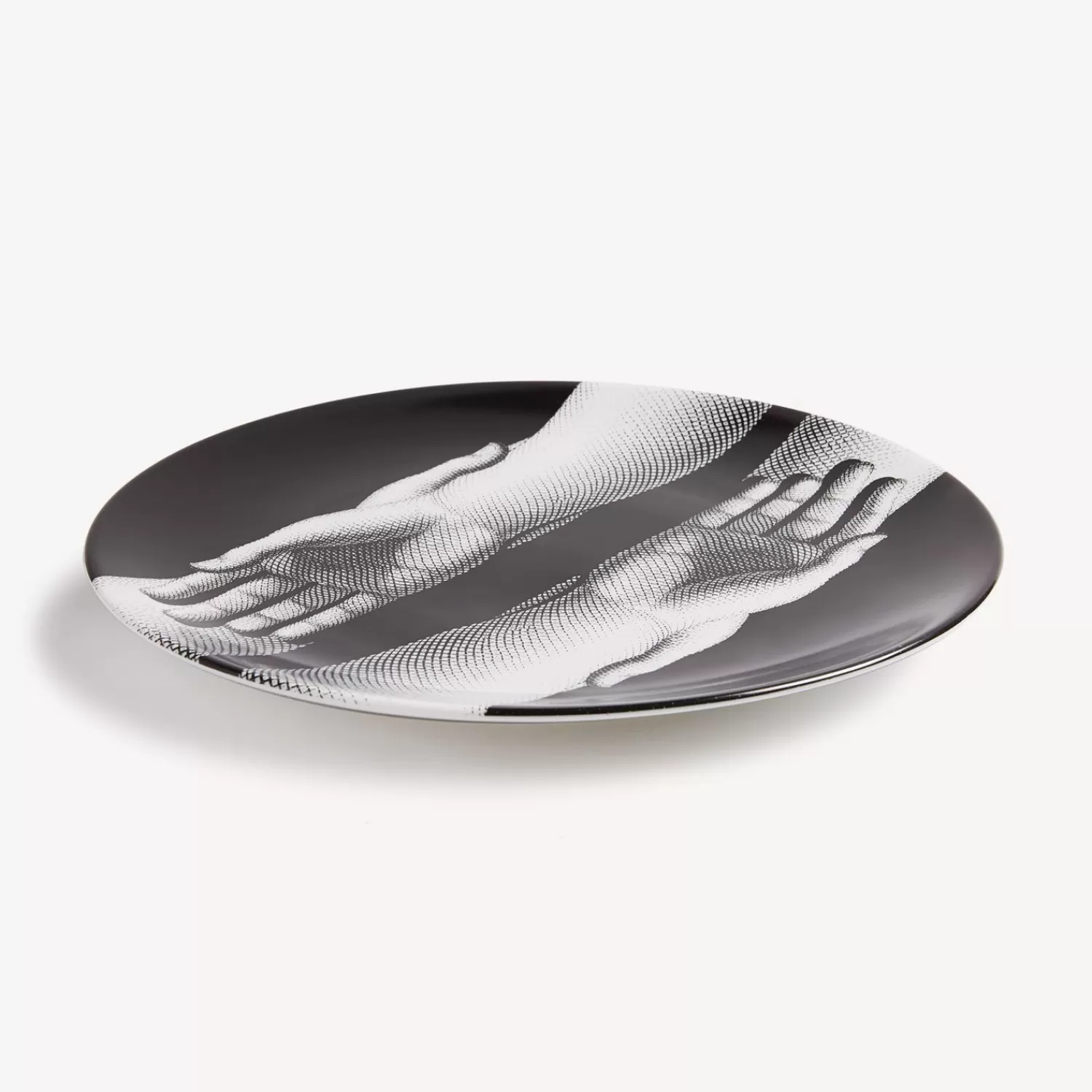 Decorative Plates<Fornasetti Plate Mani White/Black