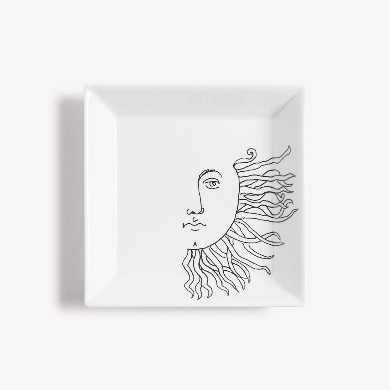 Decorative Plates<Fornasetti Plate Solitario White/Black