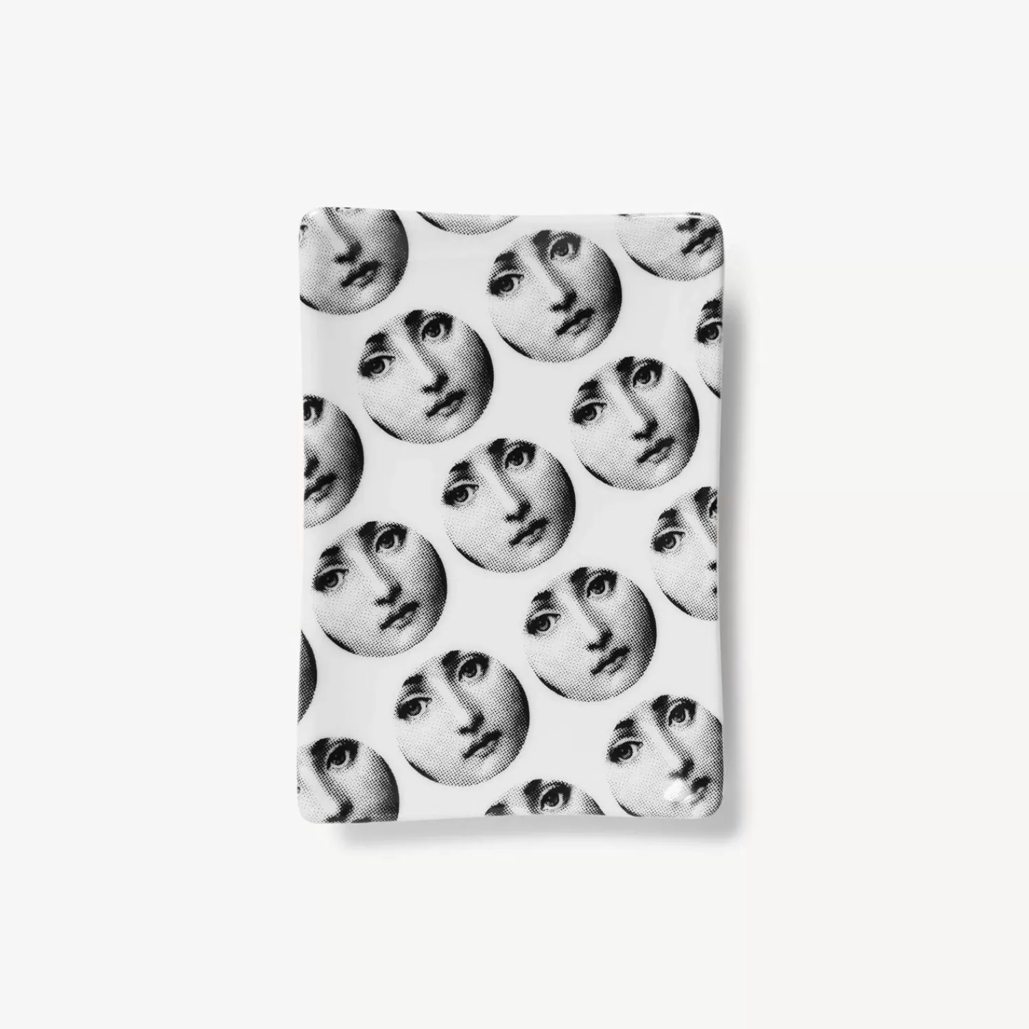 Design Ashtrays<Fornasetti Rectangular Ashtray Tema E Variazioni N.197 White/Black