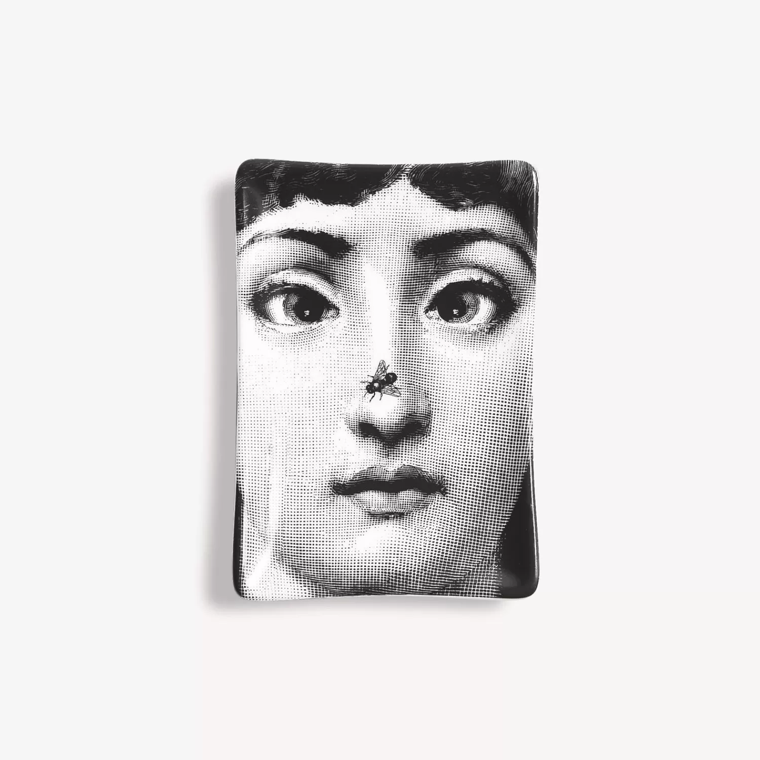 Design Ashtrays<Fornasetti Rectangular Ashtray Tema E Variazioni N.363 White/Black