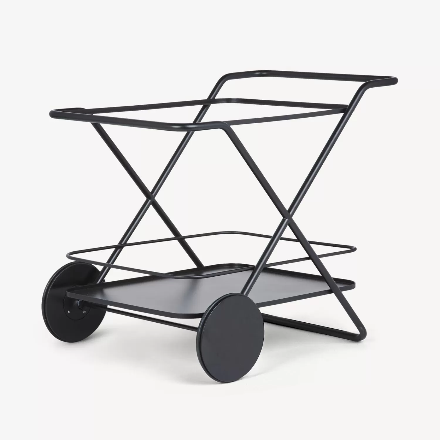 Food Trolley<Fornasetti Rectangular Food Trolley Black