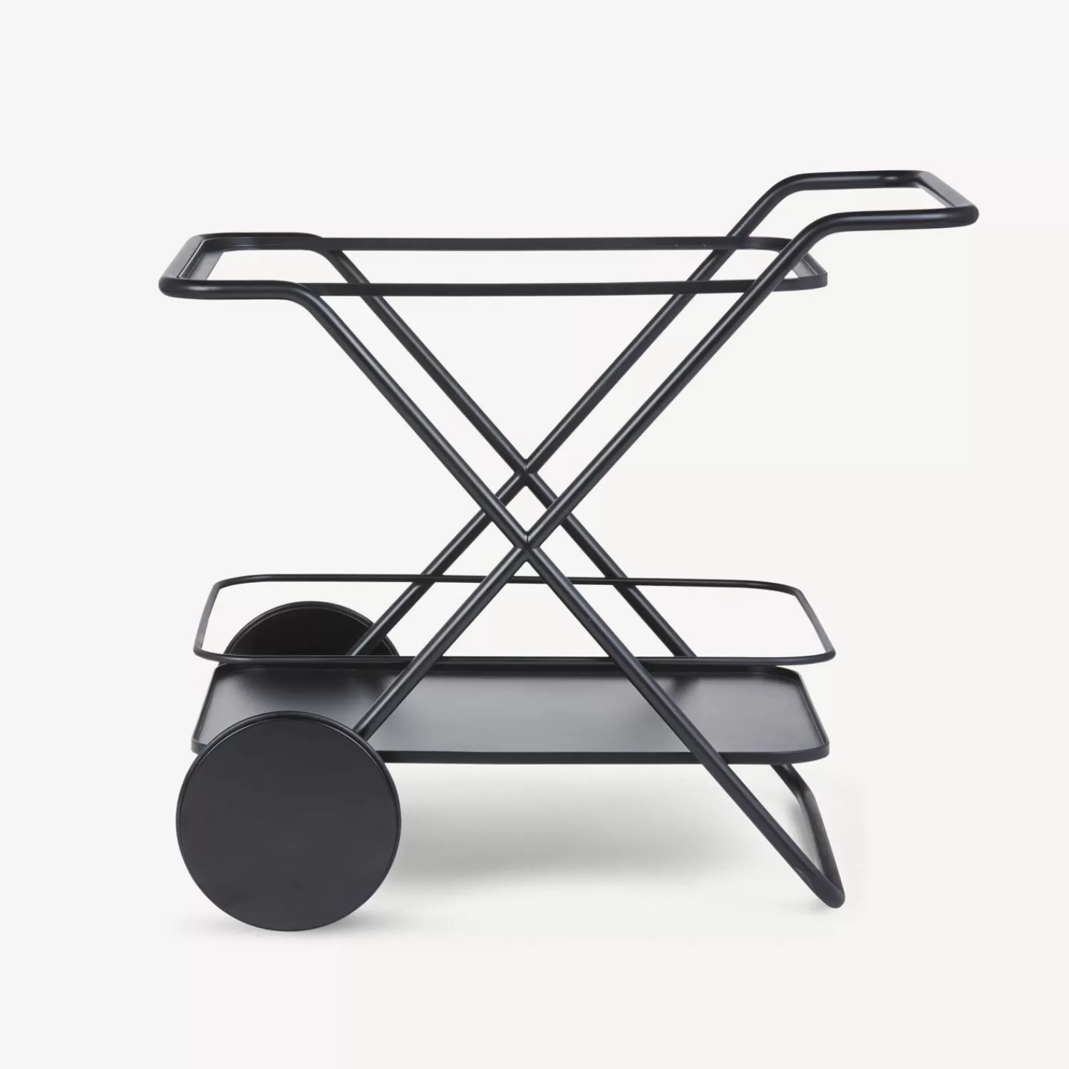 Food Trolley<Fornasetti Rectangular Food Trolley Black