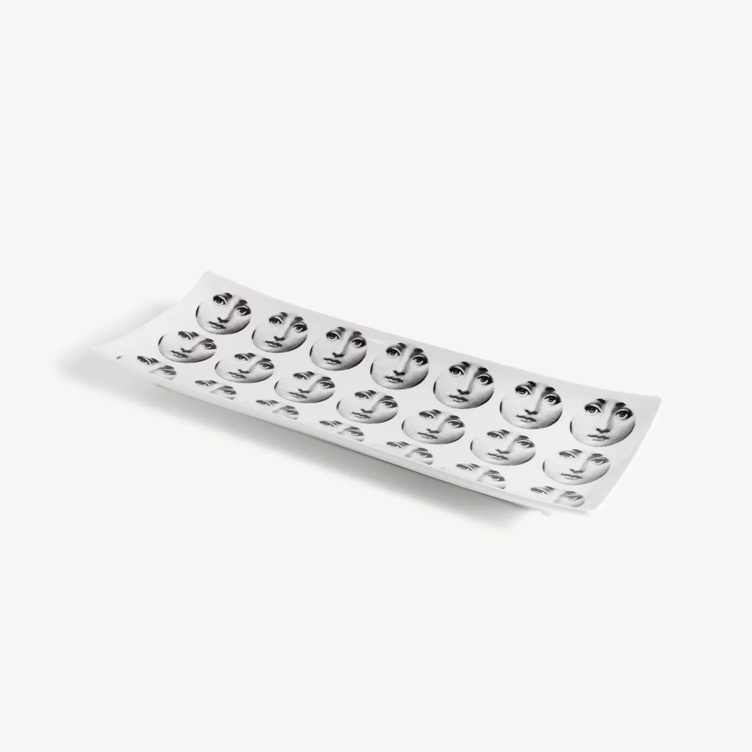 Decorative Trays<Fornasetti Rectangular Tray Tema E Variazioni N.197 White/Black