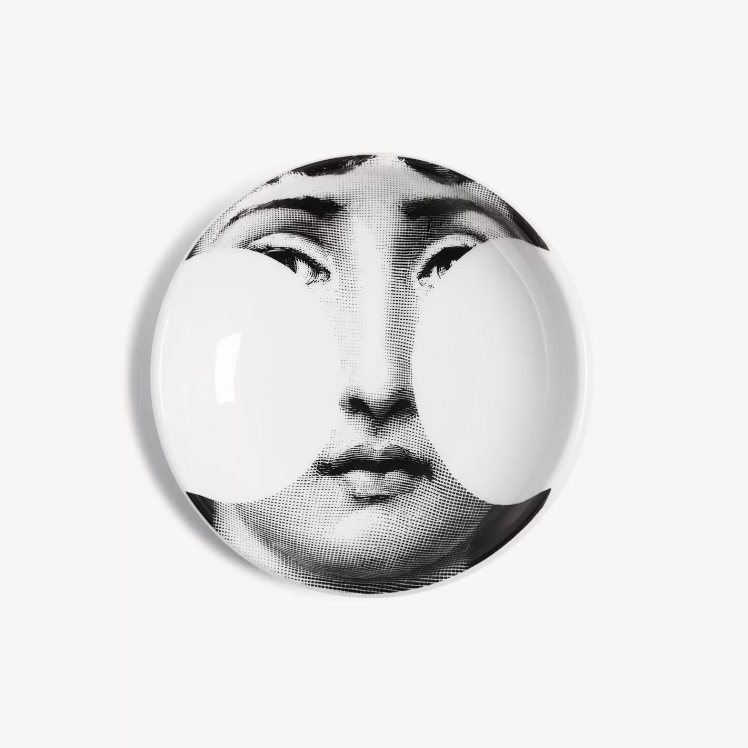 Design Ashtrays<Fornasetti Round Ashtray Tema E Variazioni N.149 White/Black
