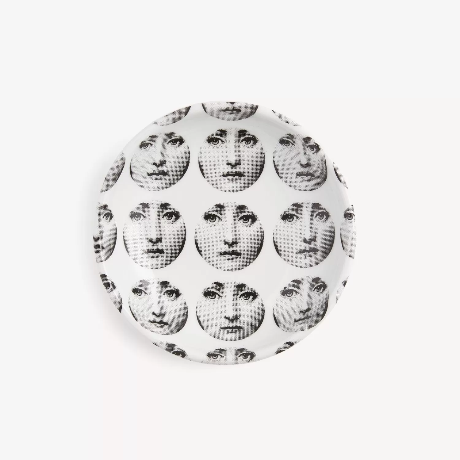 Design Ashtrays<Fornasetti Round Ashtray Tema E Variazioni N.197 White/Black