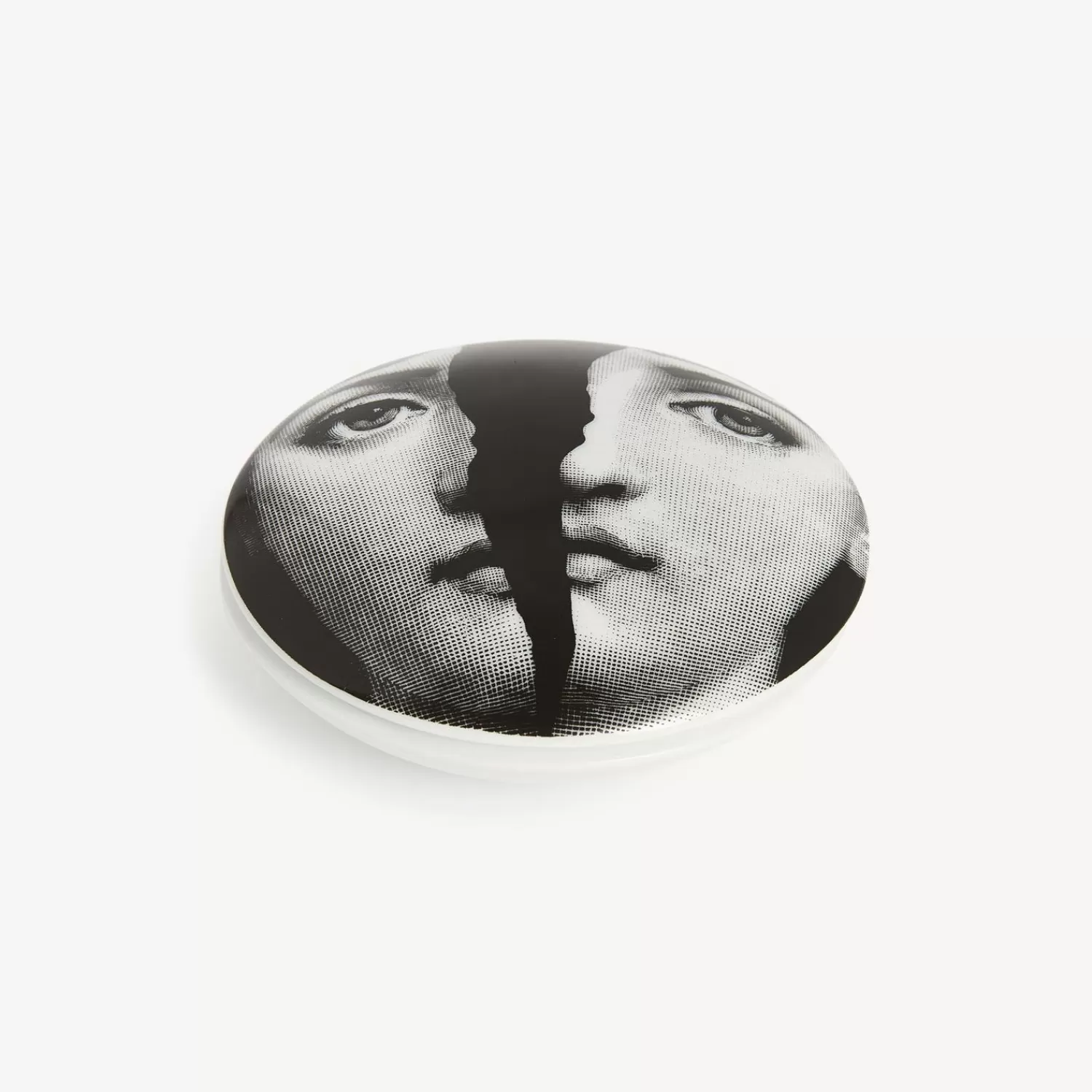 Small Containers<Fornasetti Round Box Tema E Variazioni N.10 White/Black