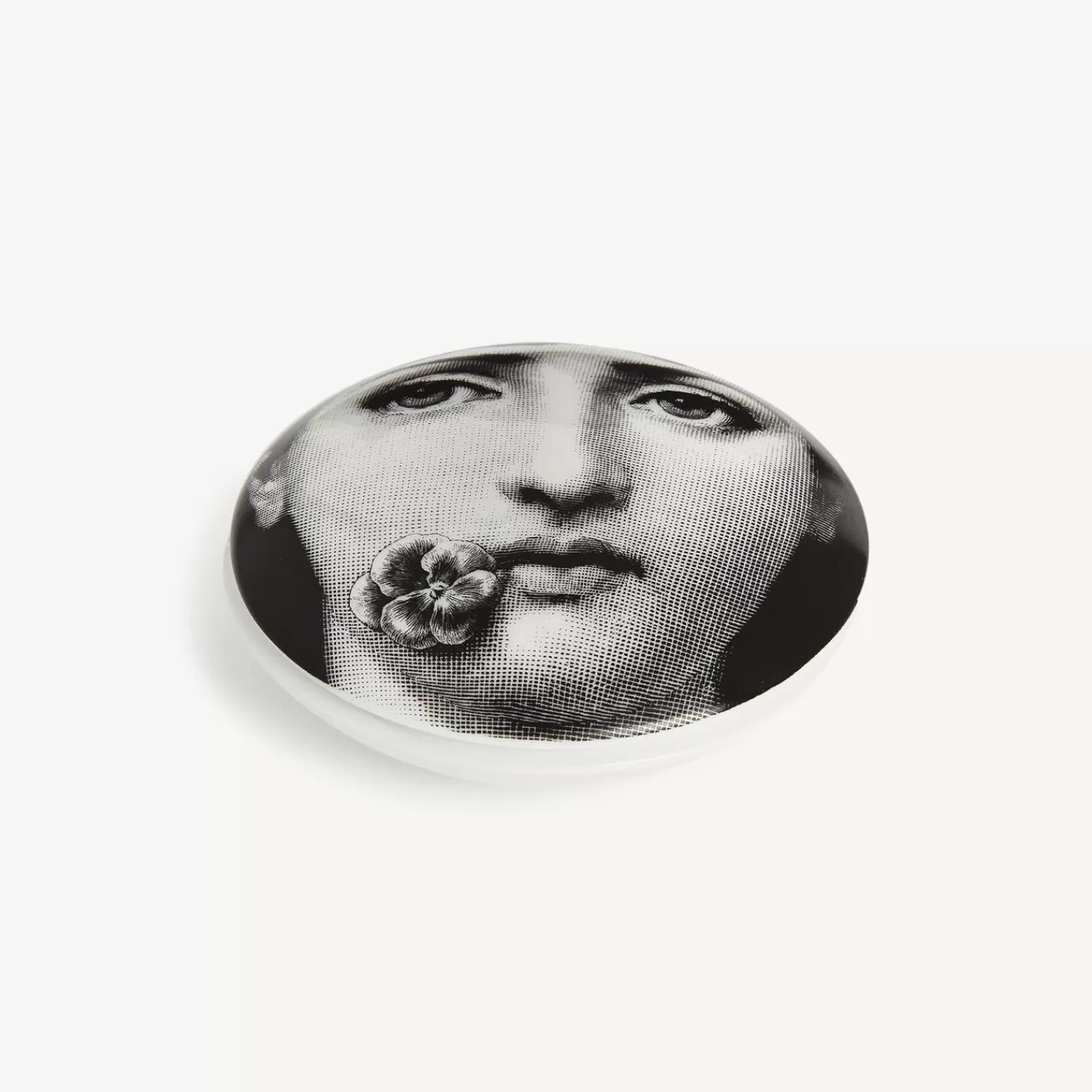 Small Containers<Fornasetti Round Box Tema E Variazioni N.137 White/Black