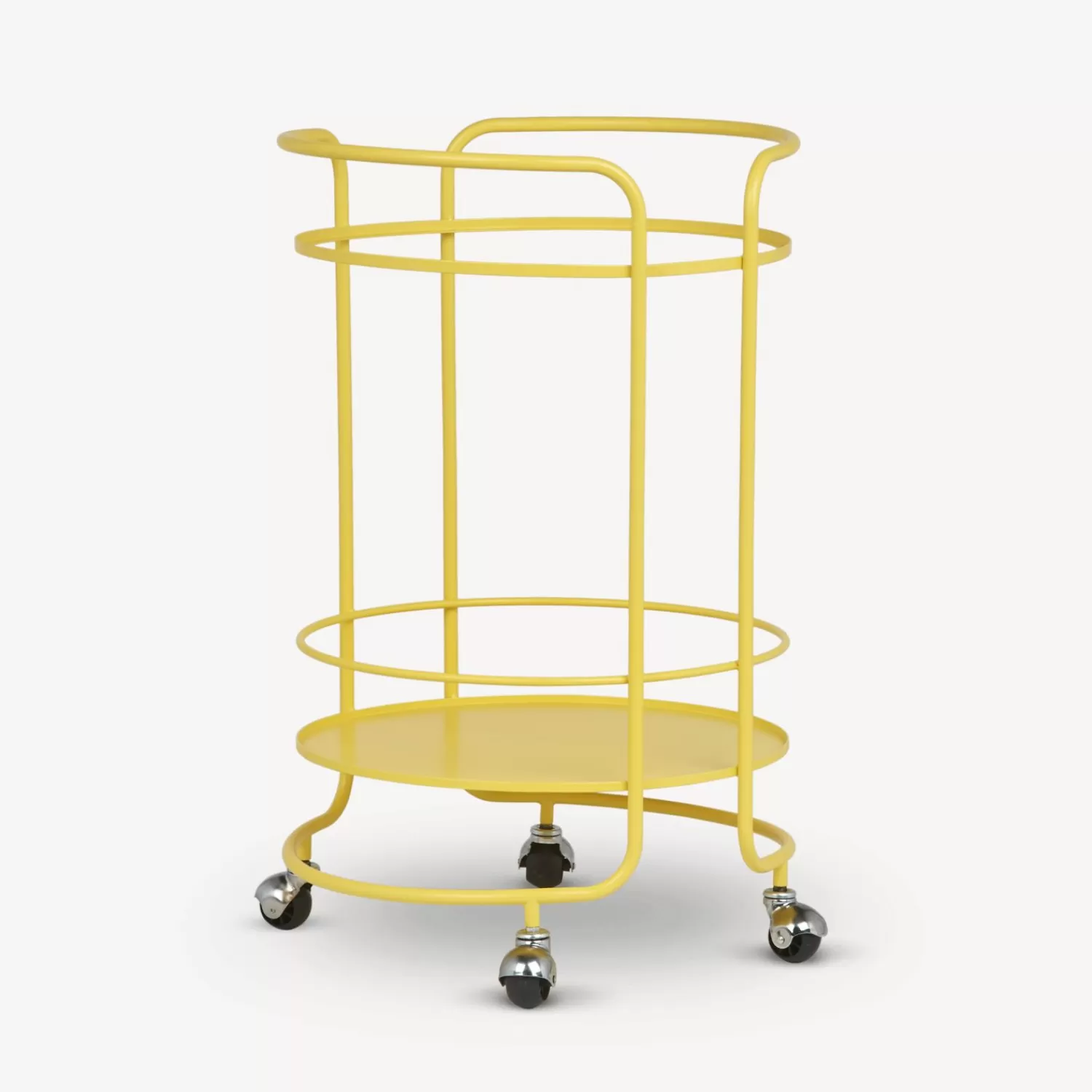 Food Trolley<Fornasetti Round Food Trolley Yellow