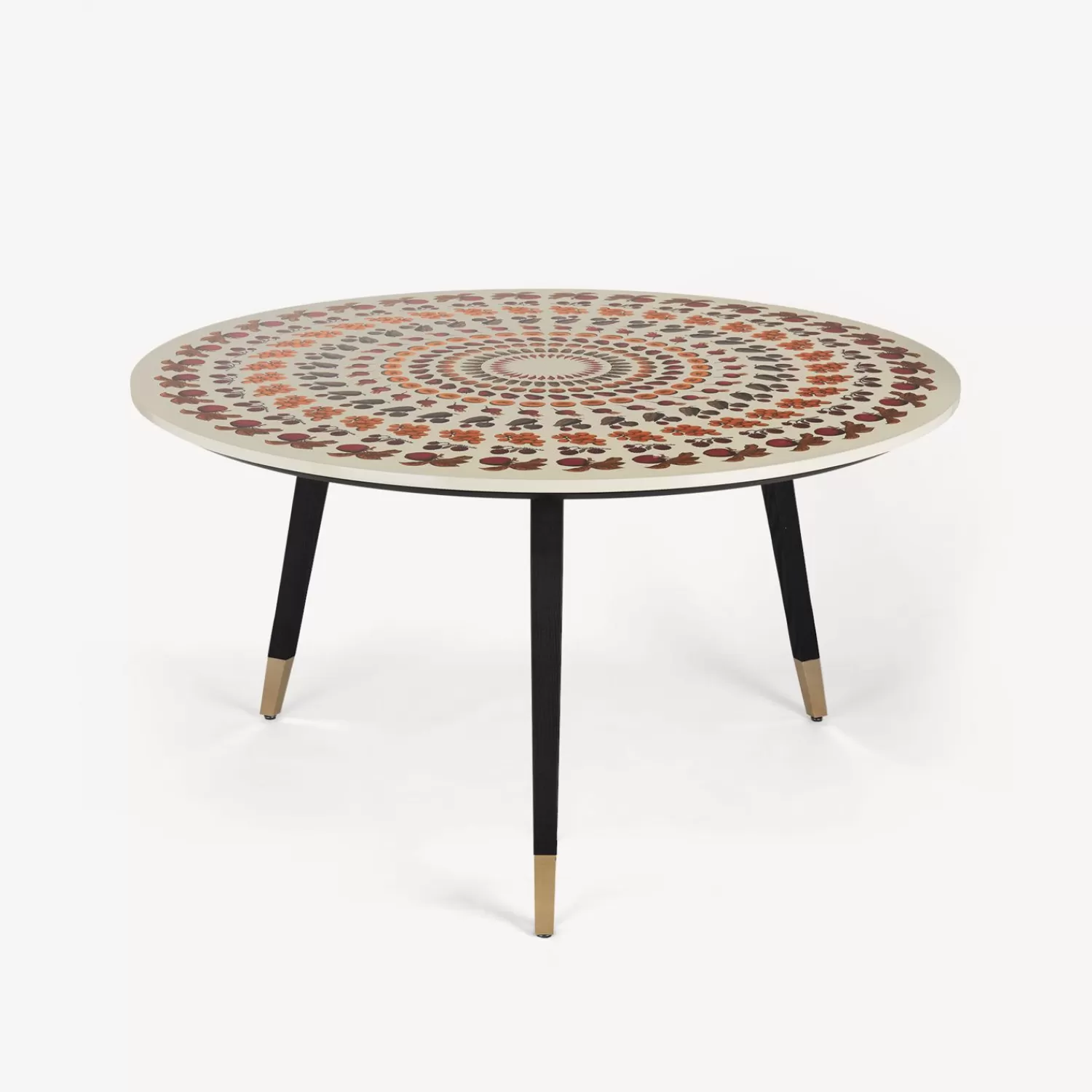 Tables<Fornasetti Round Table Giostra Di Frutta Multicolour