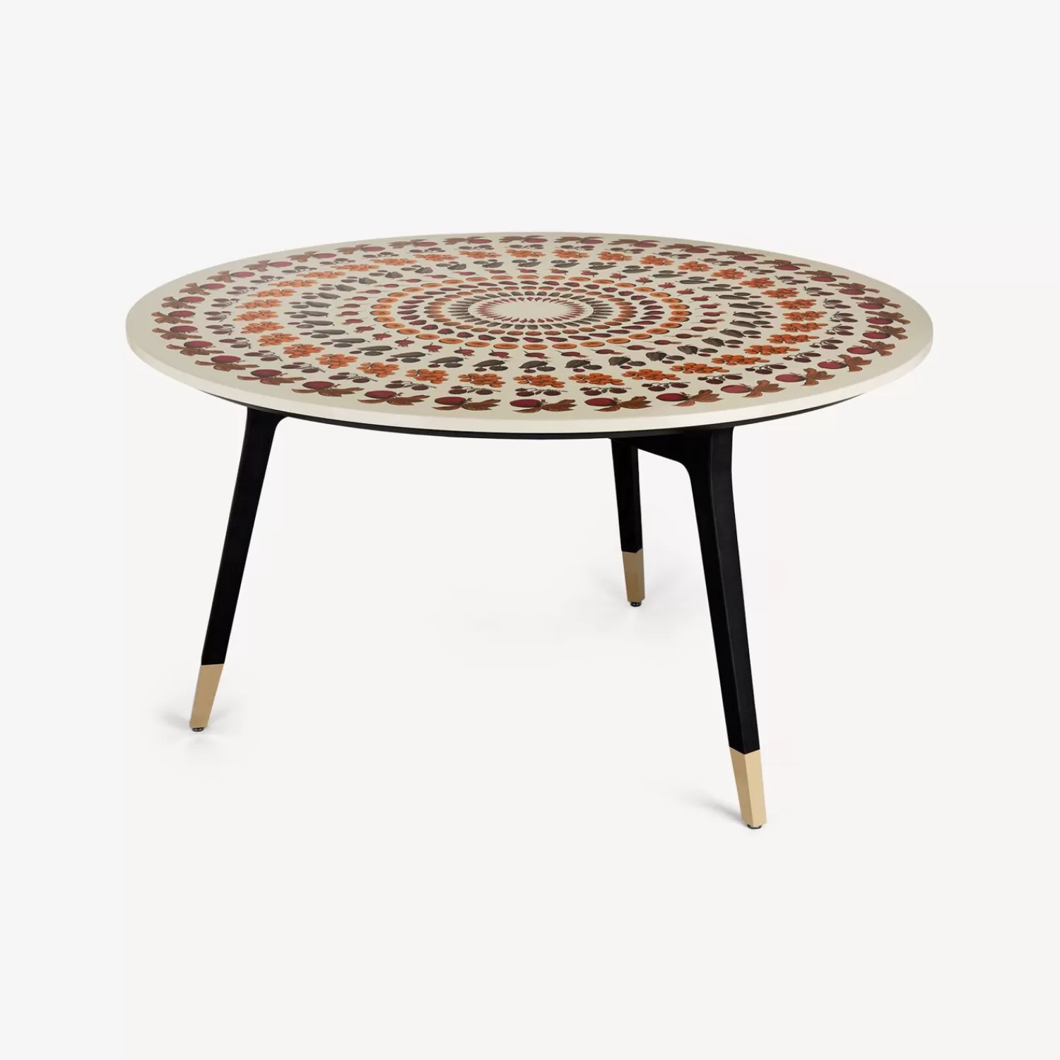 Tables<Fornasetti Round Table Giostra Di Frutta Multicolour